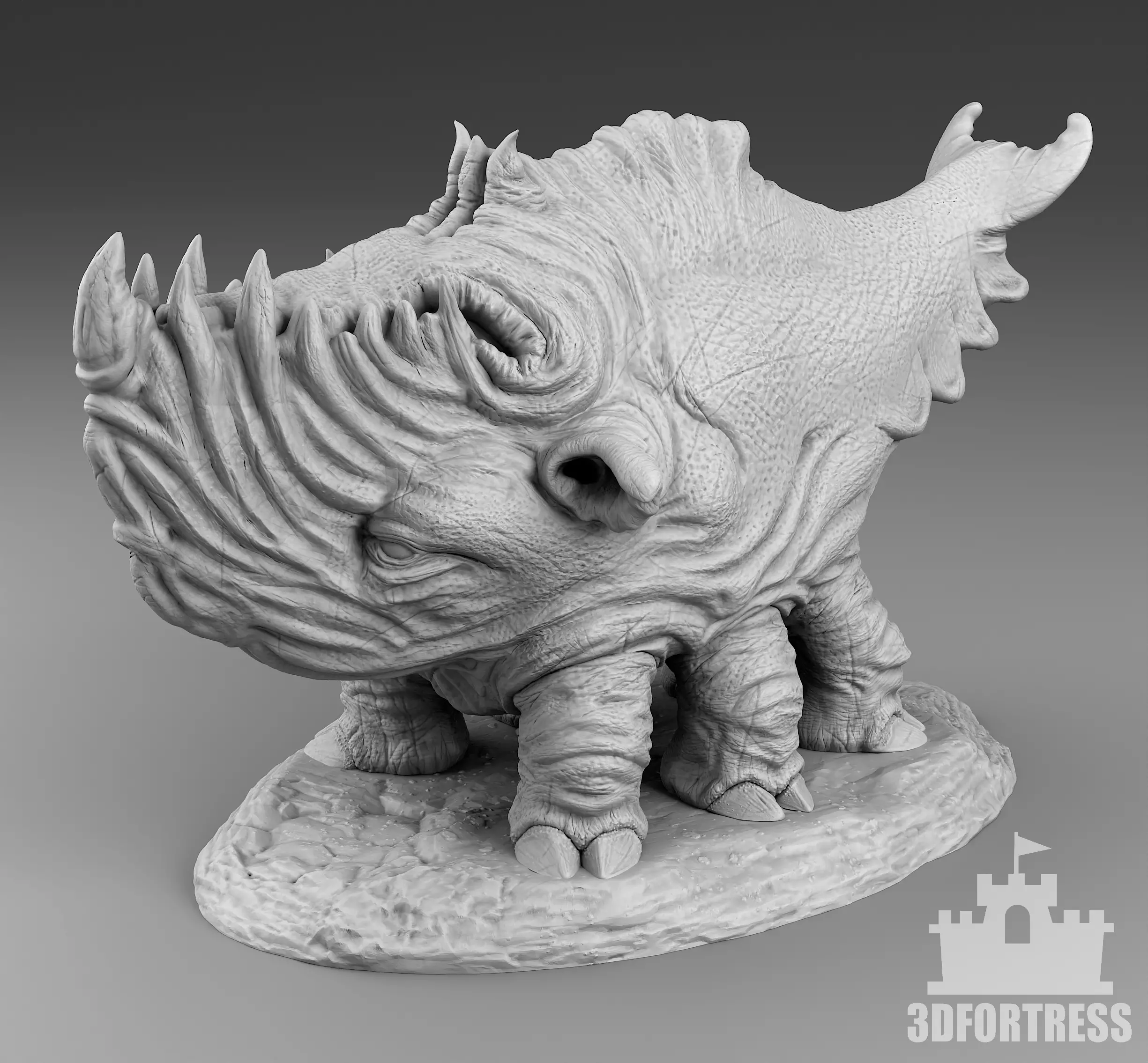 Whale walker 3D print model_0