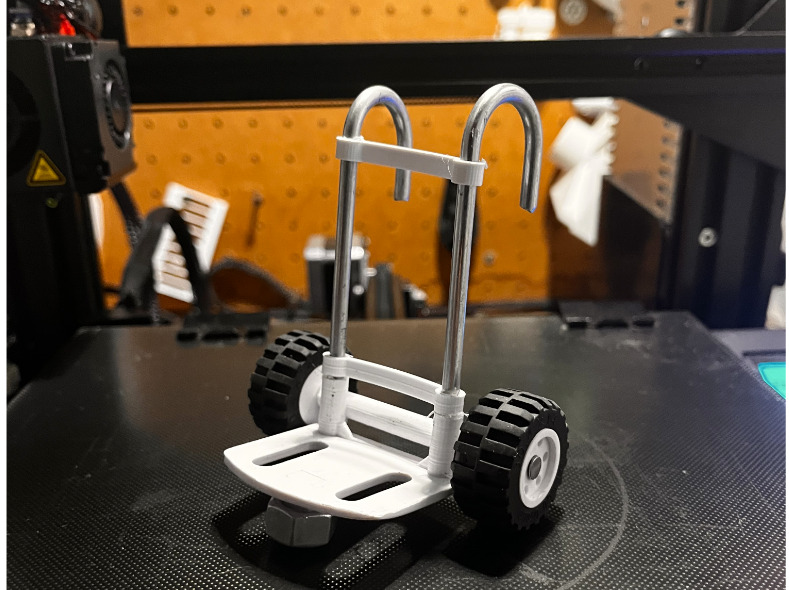 Hand Truck Desk Accessory 3D print model_5