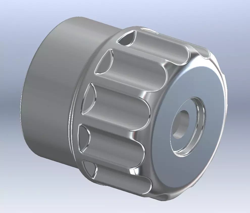 Water tap knob 3D print model_0