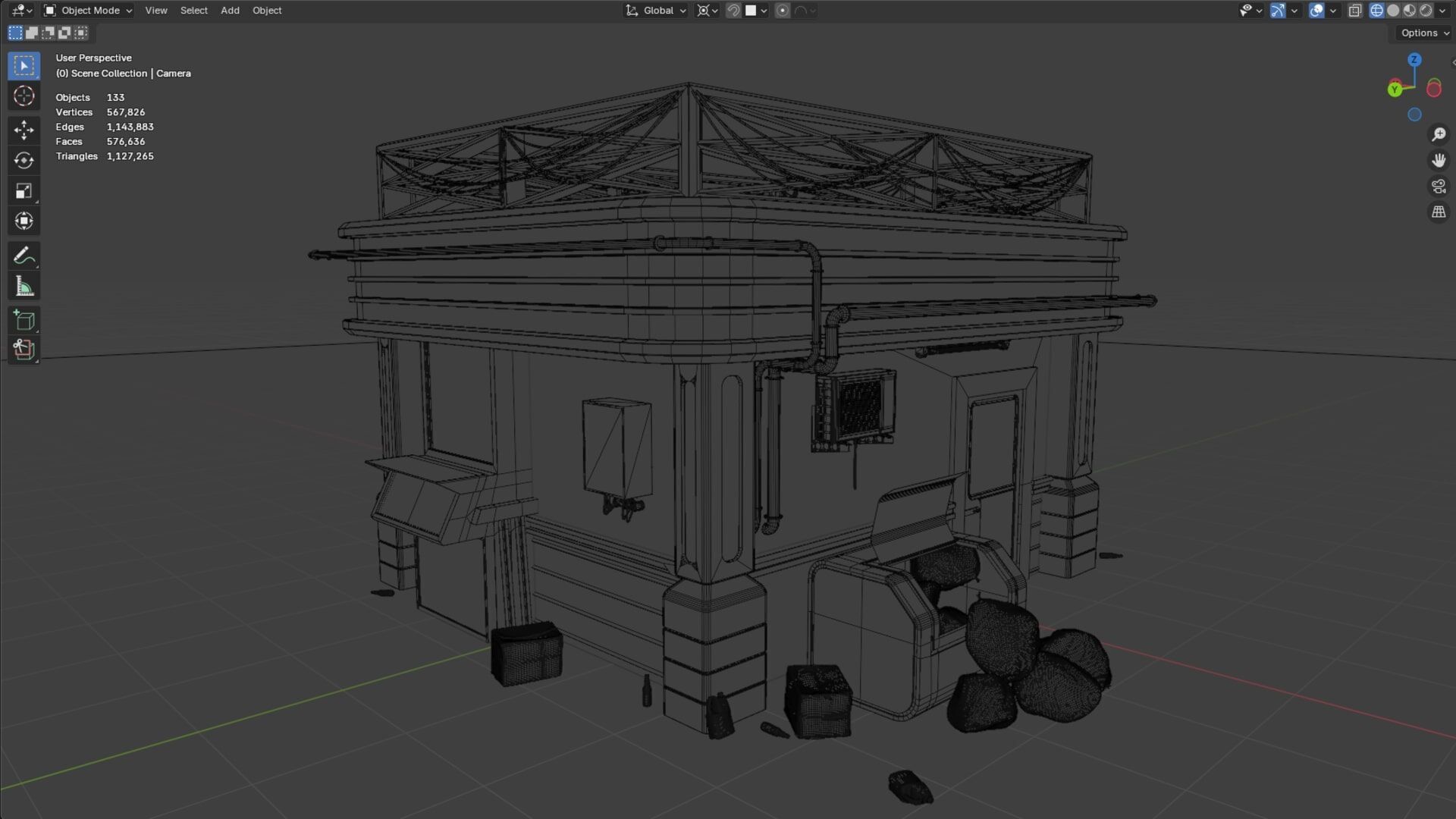 Cyberpunk Kiosk 3D model_10