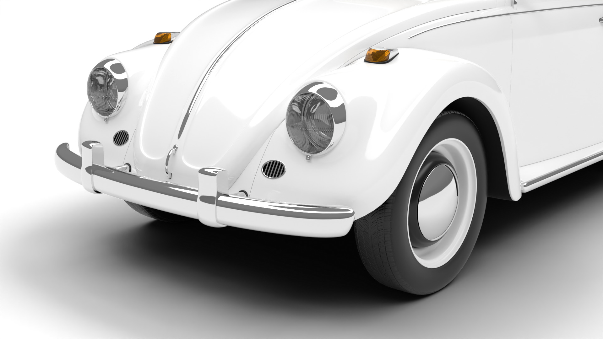 Volkswagen Beetle Type 1 1200 1965 3d model 3D model_4
