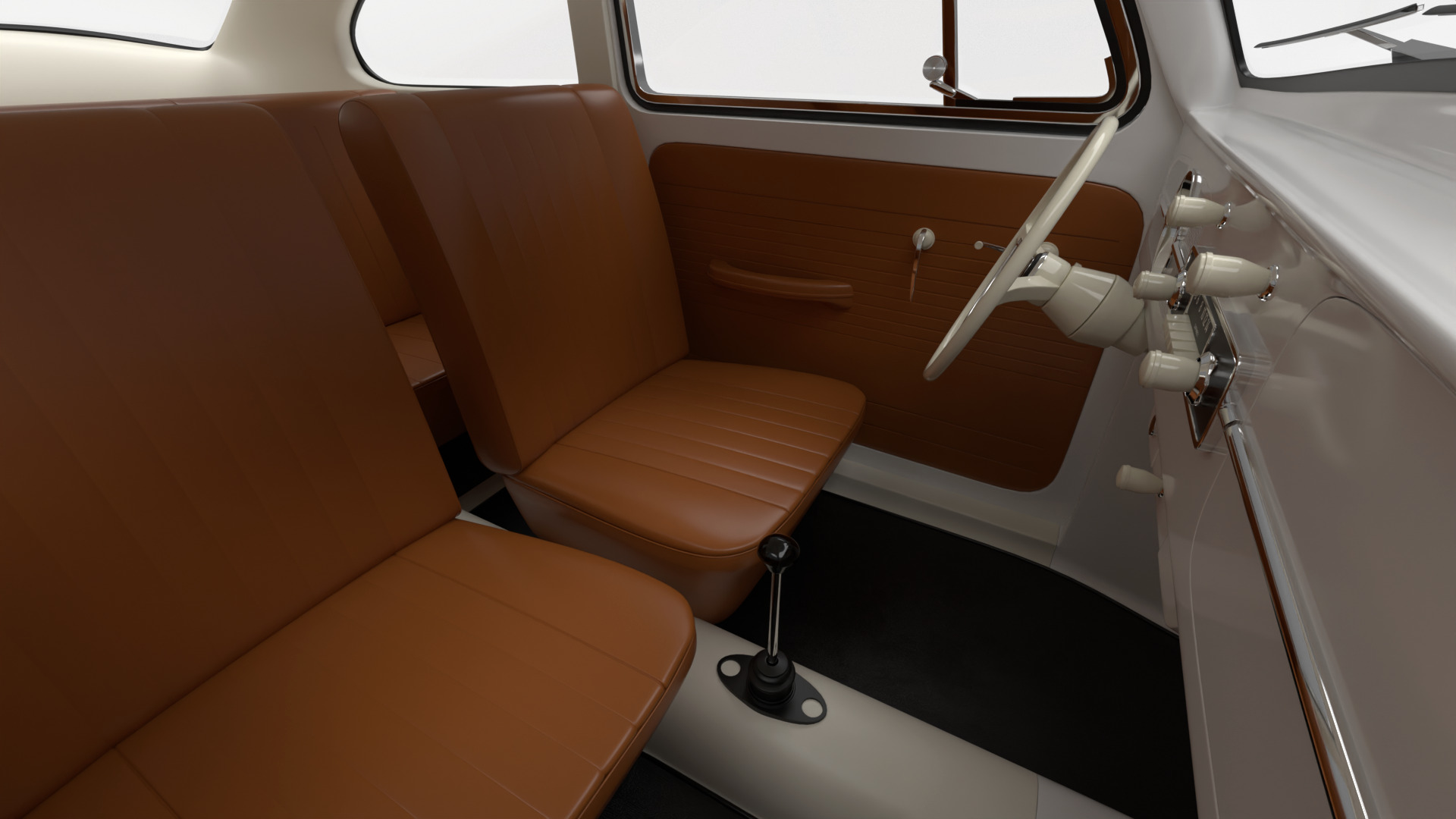 Volkswagen Beetle Type 1 1200 1965 3d model 3D model_26