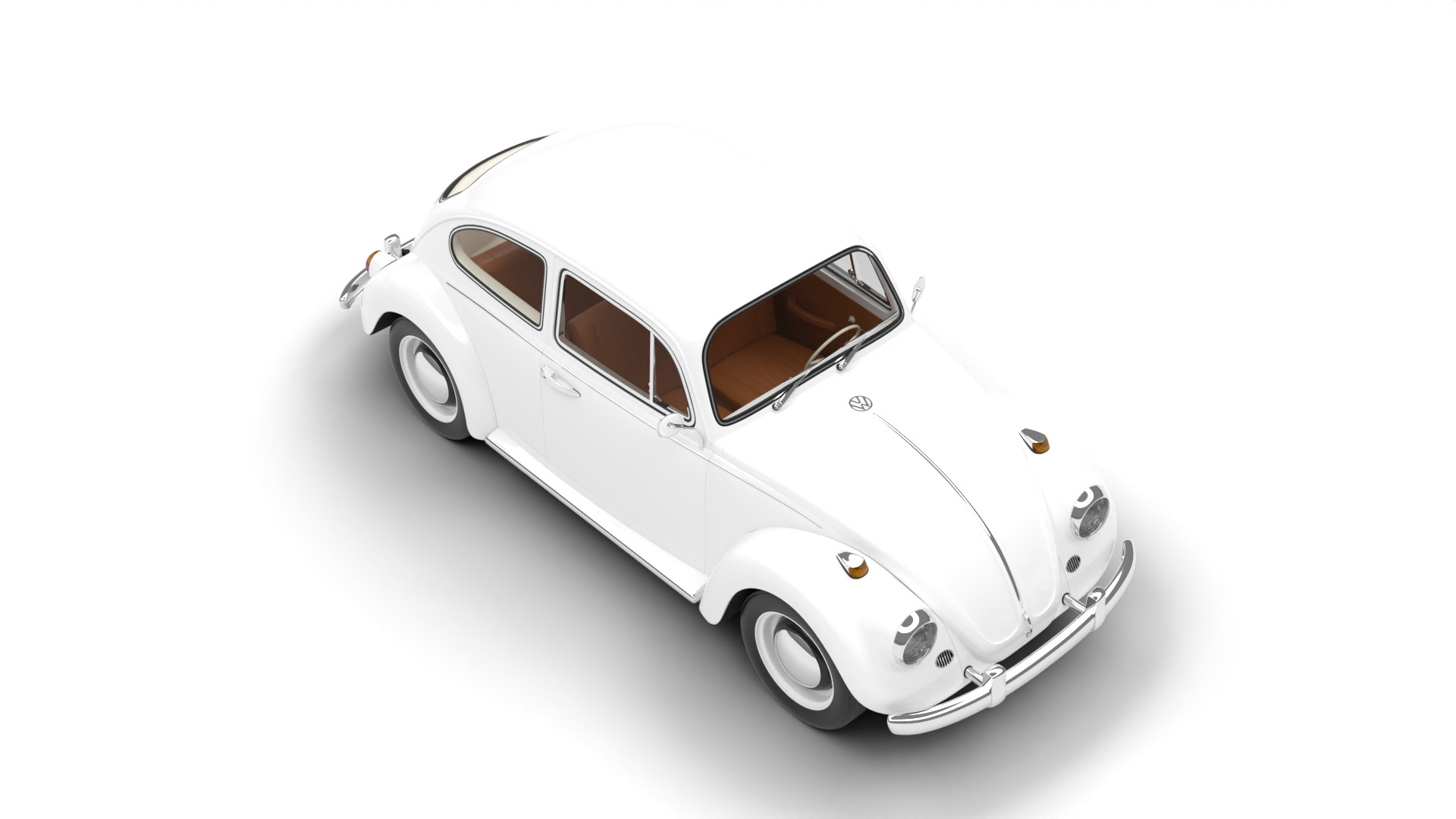 Volkswagen Beetle Type 1 1200 1965 3d model 3D model_10