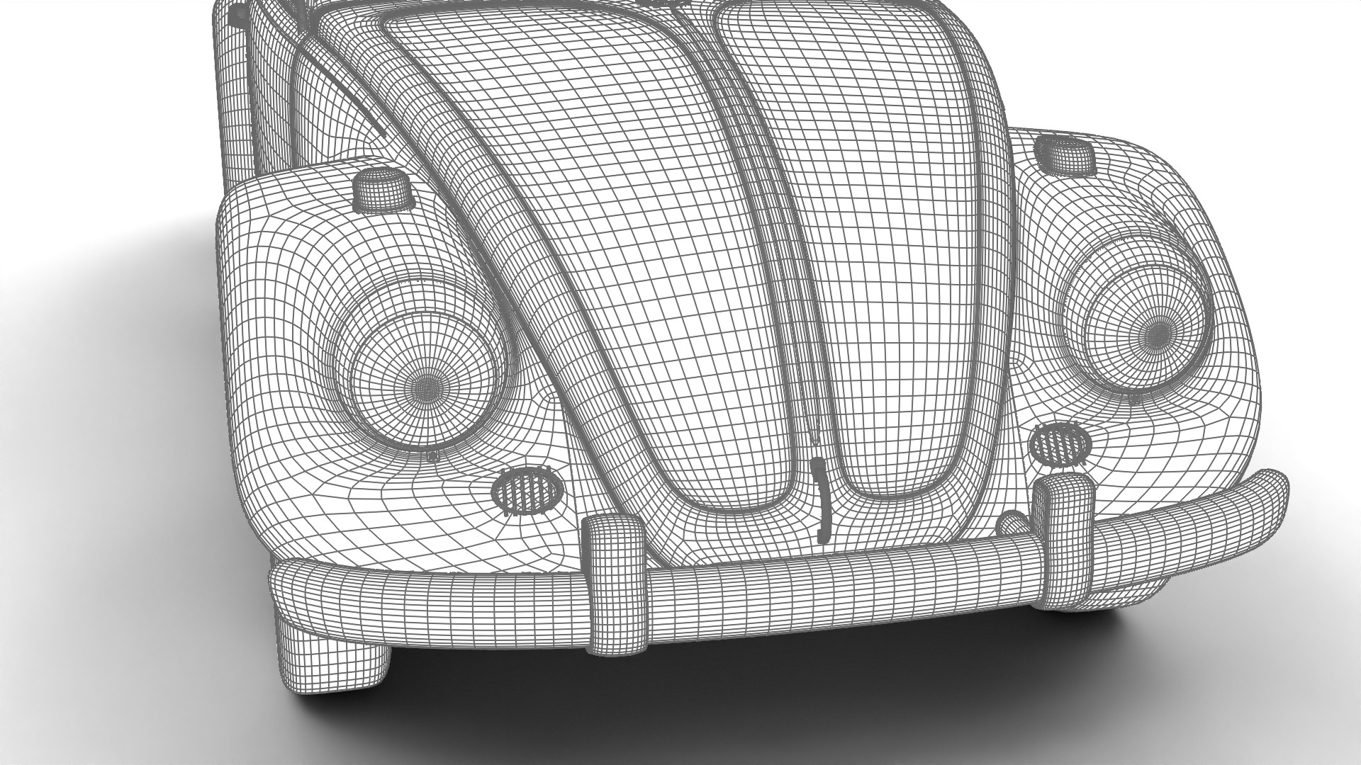 Volkswagen Beetle Type 1 1200 1965 3d model 3D model_33