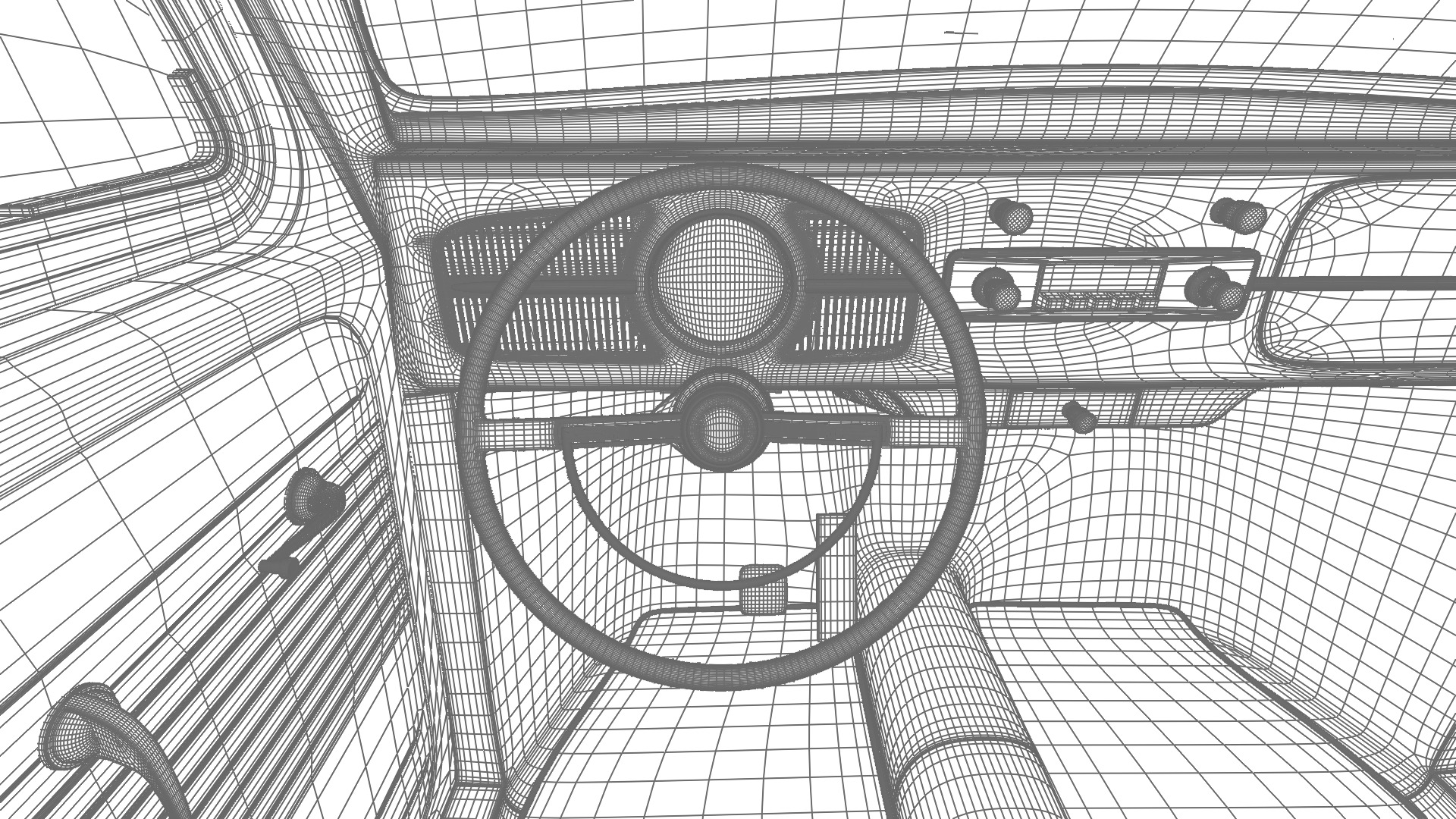 Volkswagen Beetle Type 1 1200 1965 3d model 3D model_49
