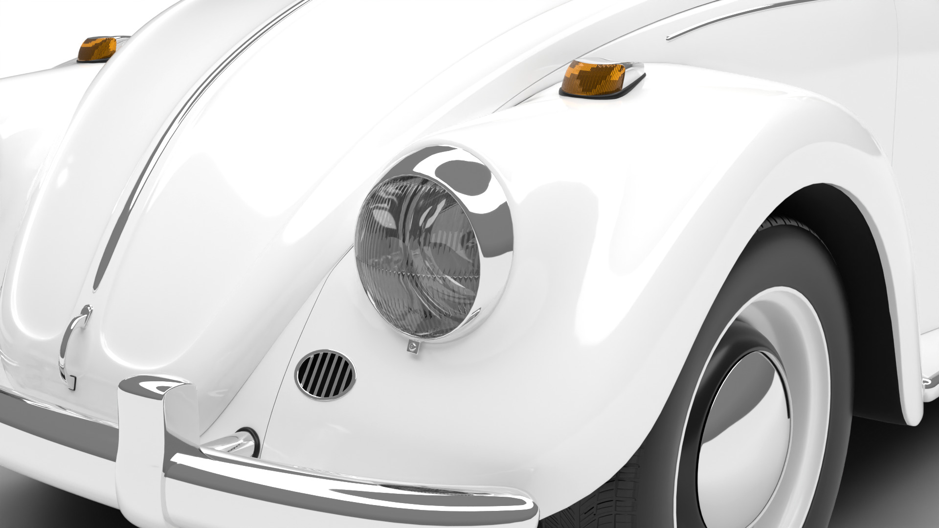Volkswagen Beetle Type 1 1200 1965 3d model 3D model_18