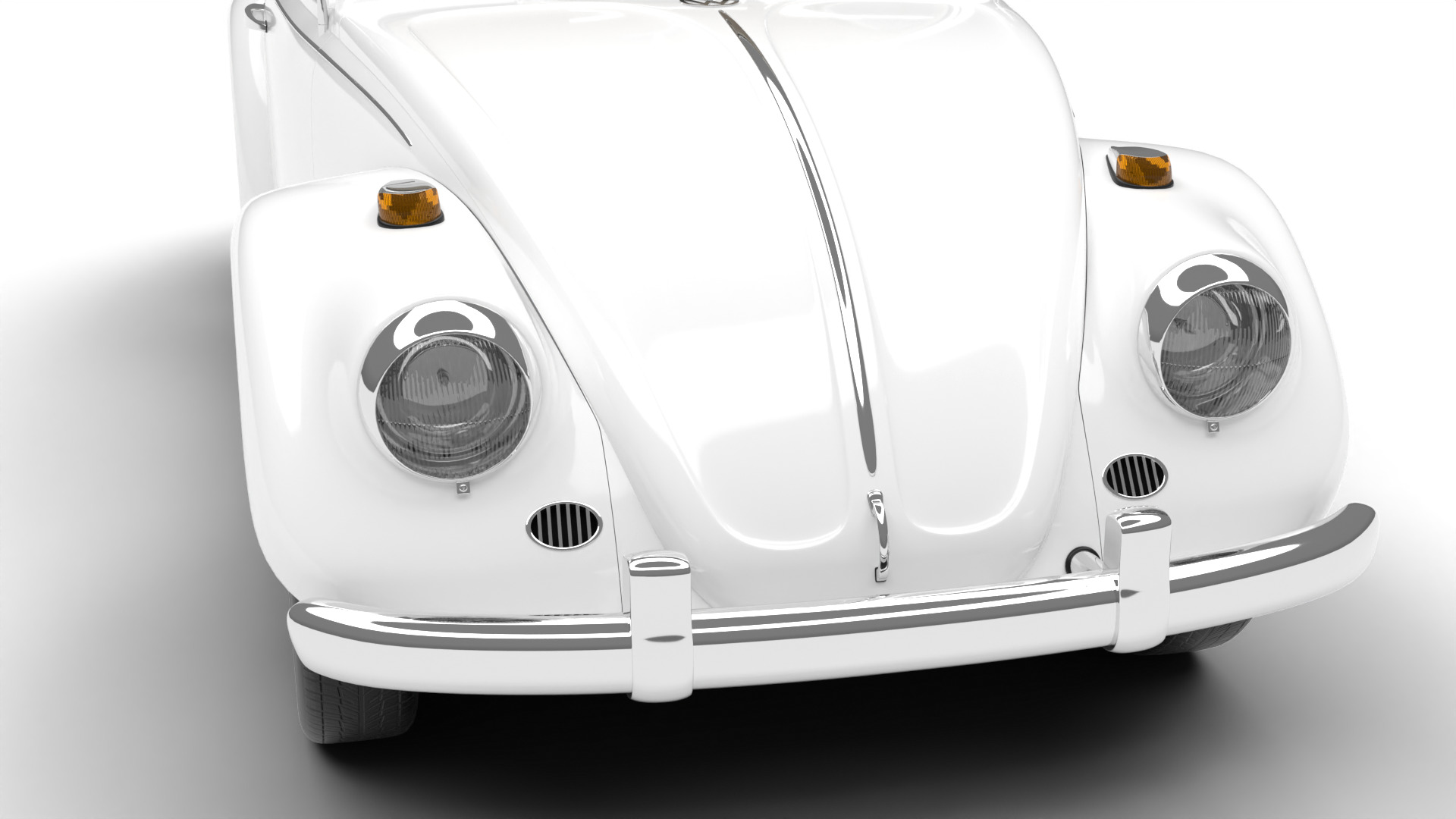 Volkswagen Beetle Type 1 1200 1965 3d model 3D model_8