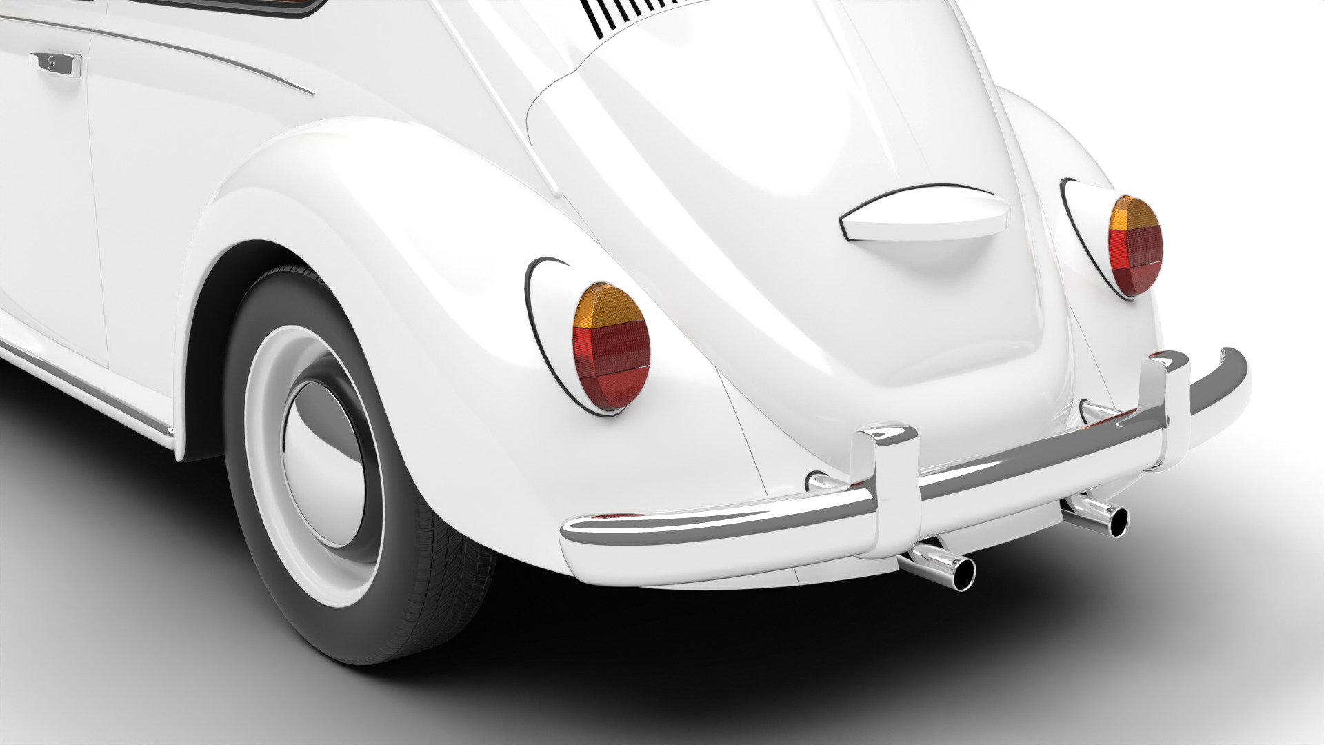 Volkswagen Beetle Type 1 1200 1965 3d model 3D model_5