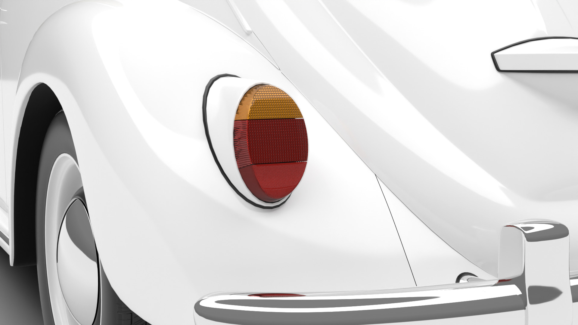 Volkswagen Beetle Type 1 1200 1965 3d model 3D model_16