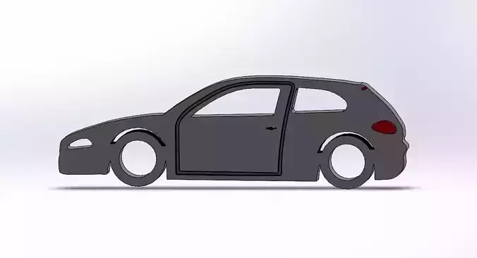 Alfa Romeo 147 keychain