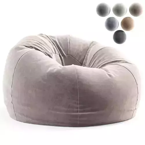 Bean Bag Chair By Westelm 3D model