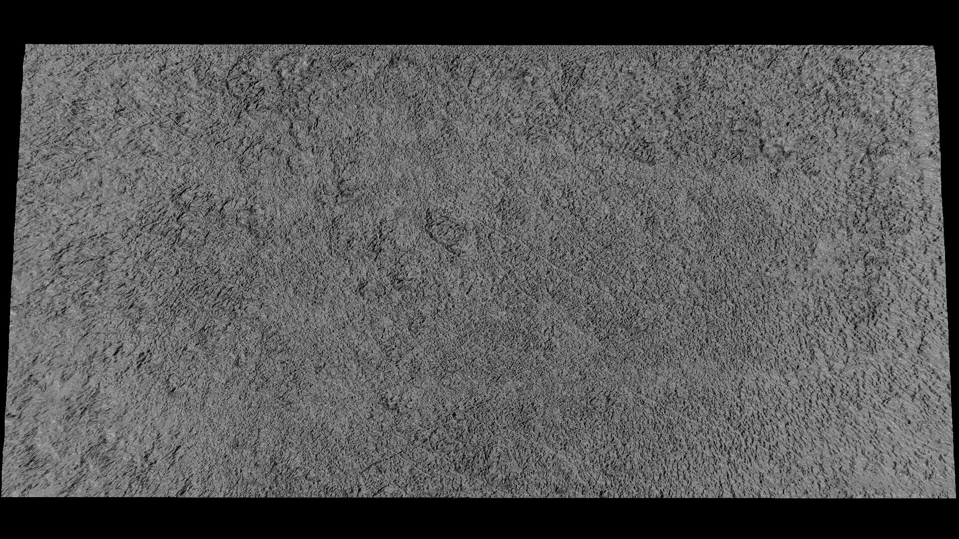 landscape plants bushes field large area part2 drone scan Low-poly 3D model_6