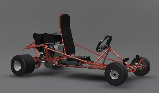 Go Kart Jetson 257 3D model_0