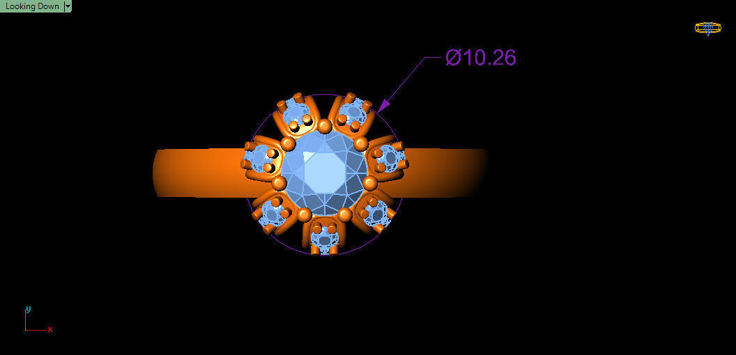 Simple and Decent ring  3D print model_9