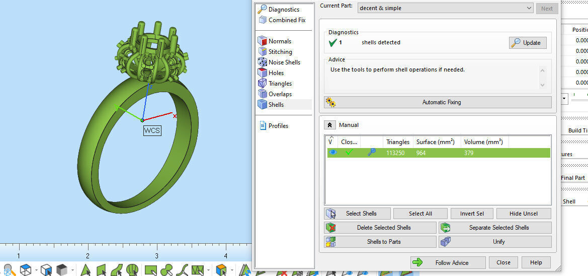 Simple and Decent ring  3D print model_8