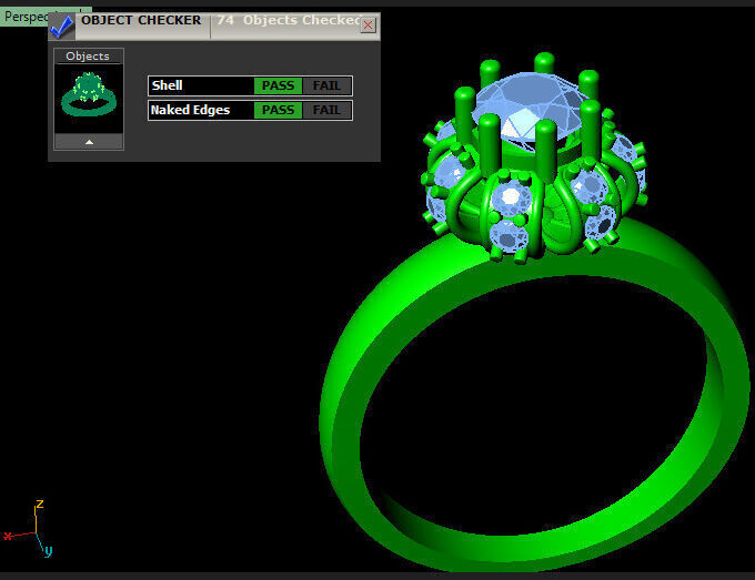 Simple and Decent ring  3D print model_14