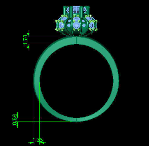Simple and Decent ring  3D print model_10