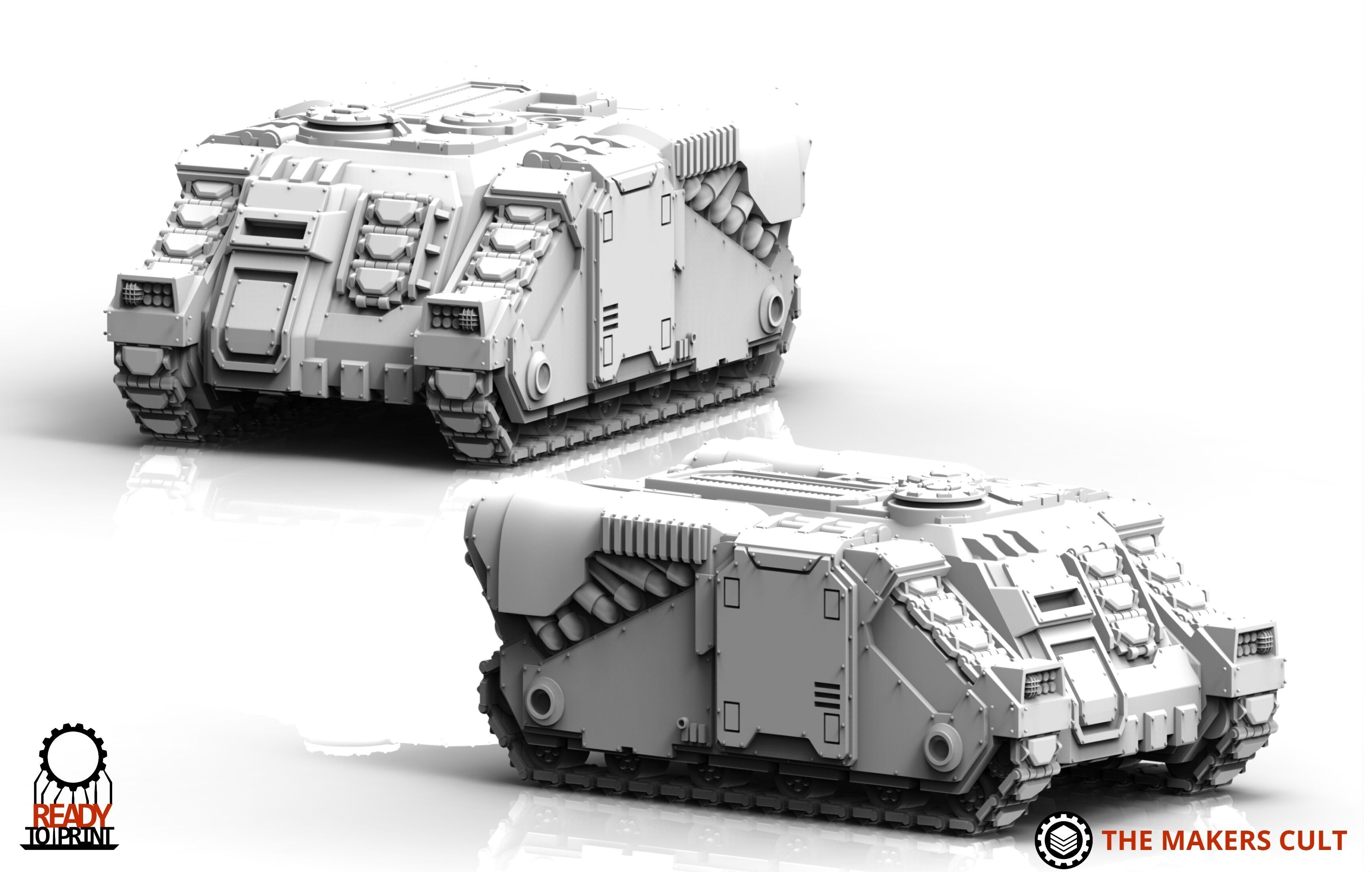 Obsidian Guard - Scarab APC 3D print model_7