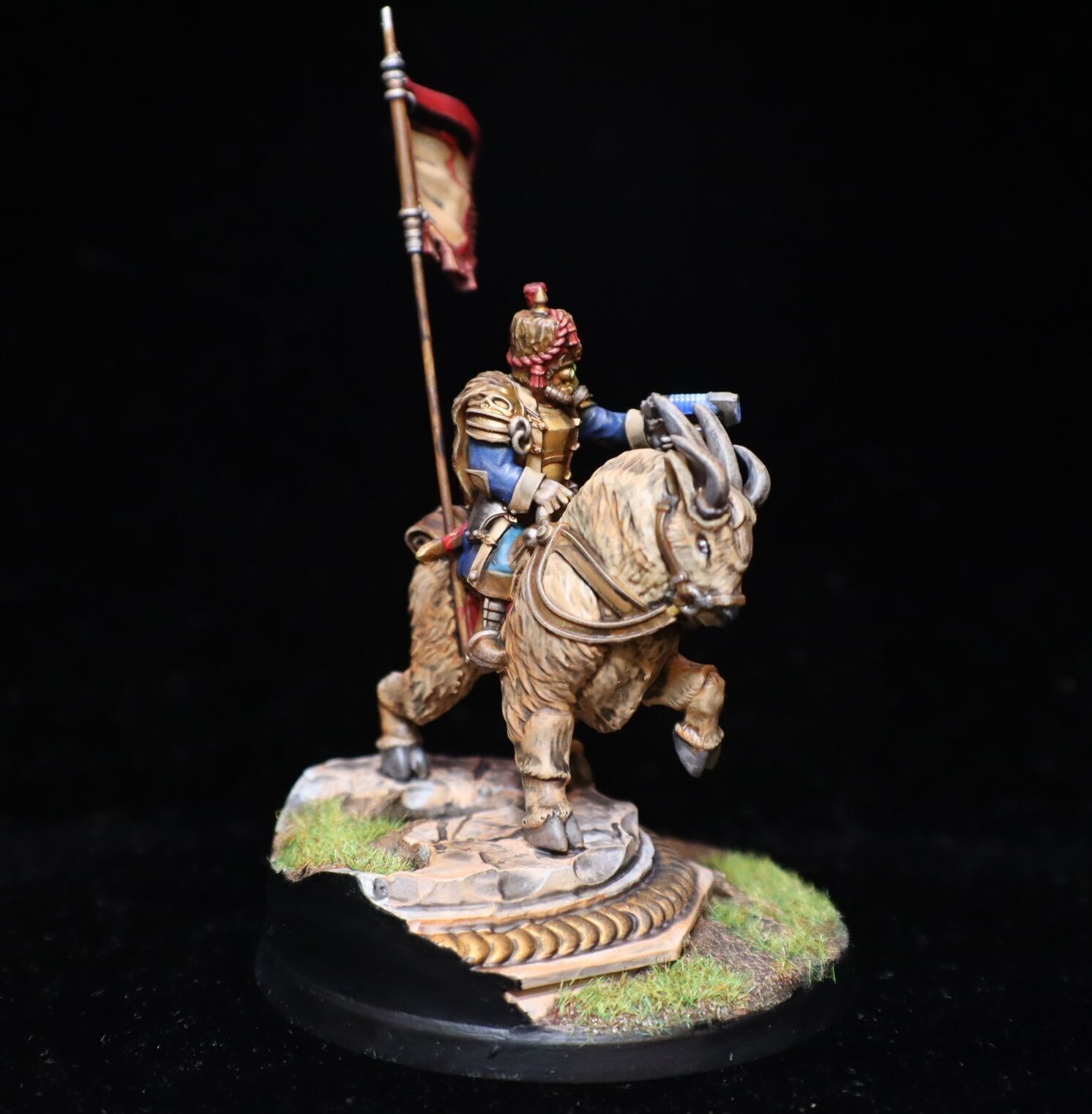 Primus Scions - Mounted Commander 1 3D print model_2