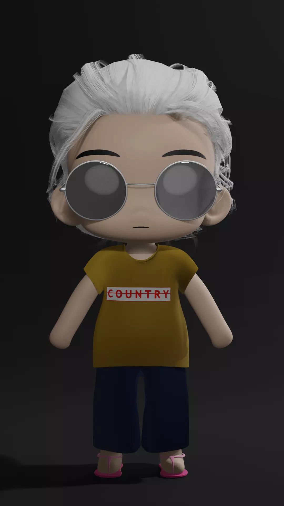Sakamoto days Low-poly 3D model