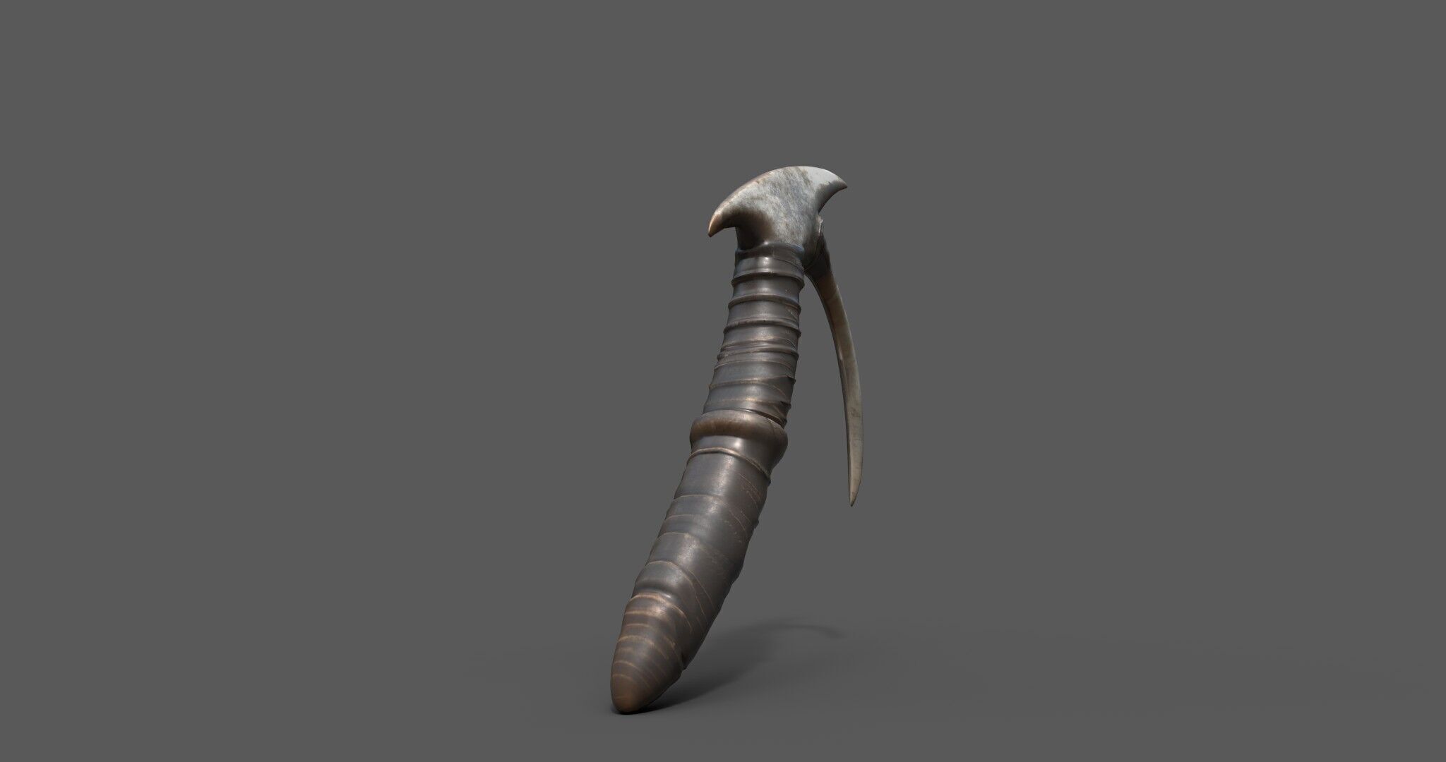 Stylized Bone Hook Game Ready 3D Asset Low-poly 3D model_6