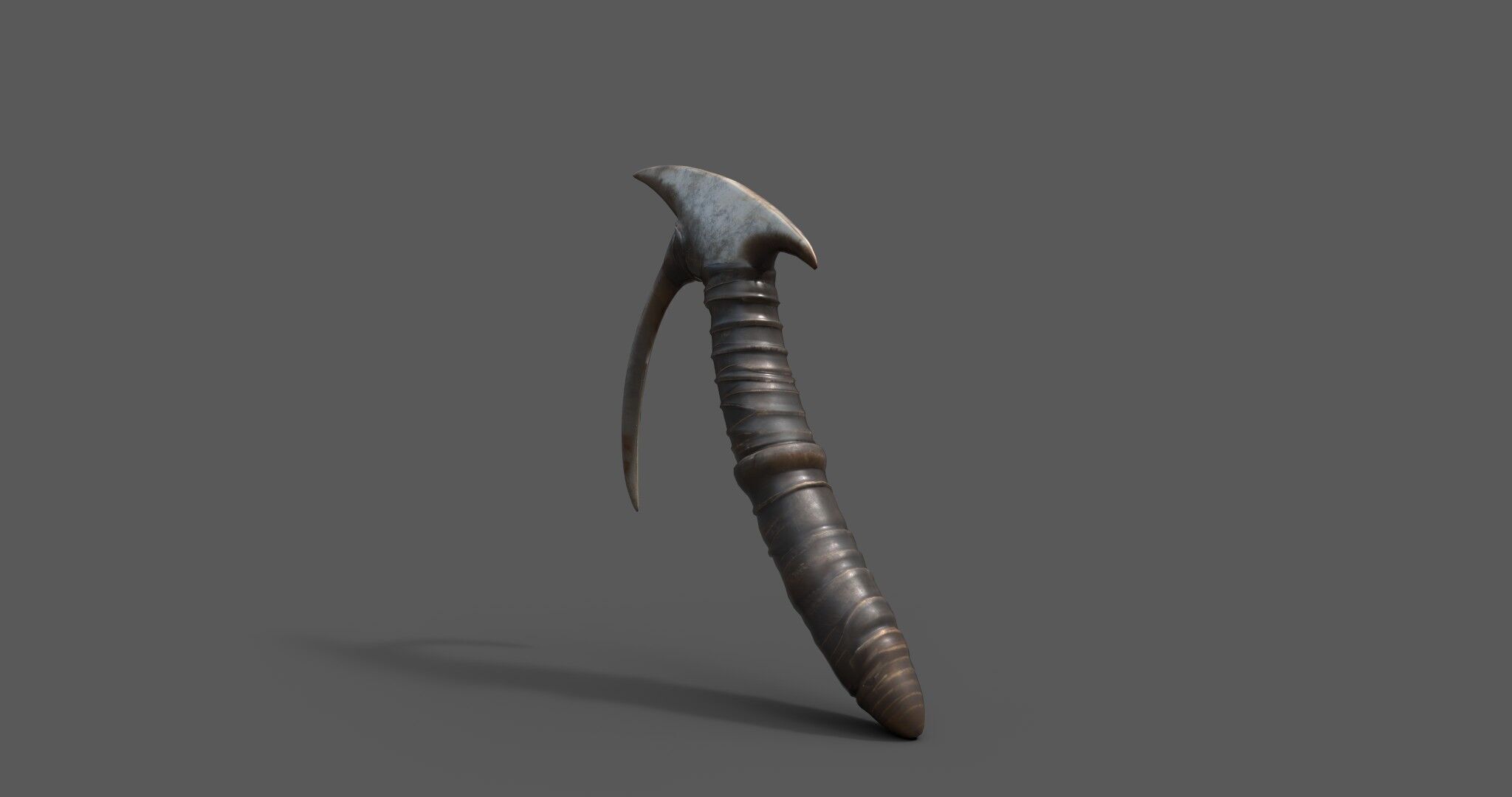 Stylized Bone Hook Game Ready 3D Asset Low-poly 3D model_3