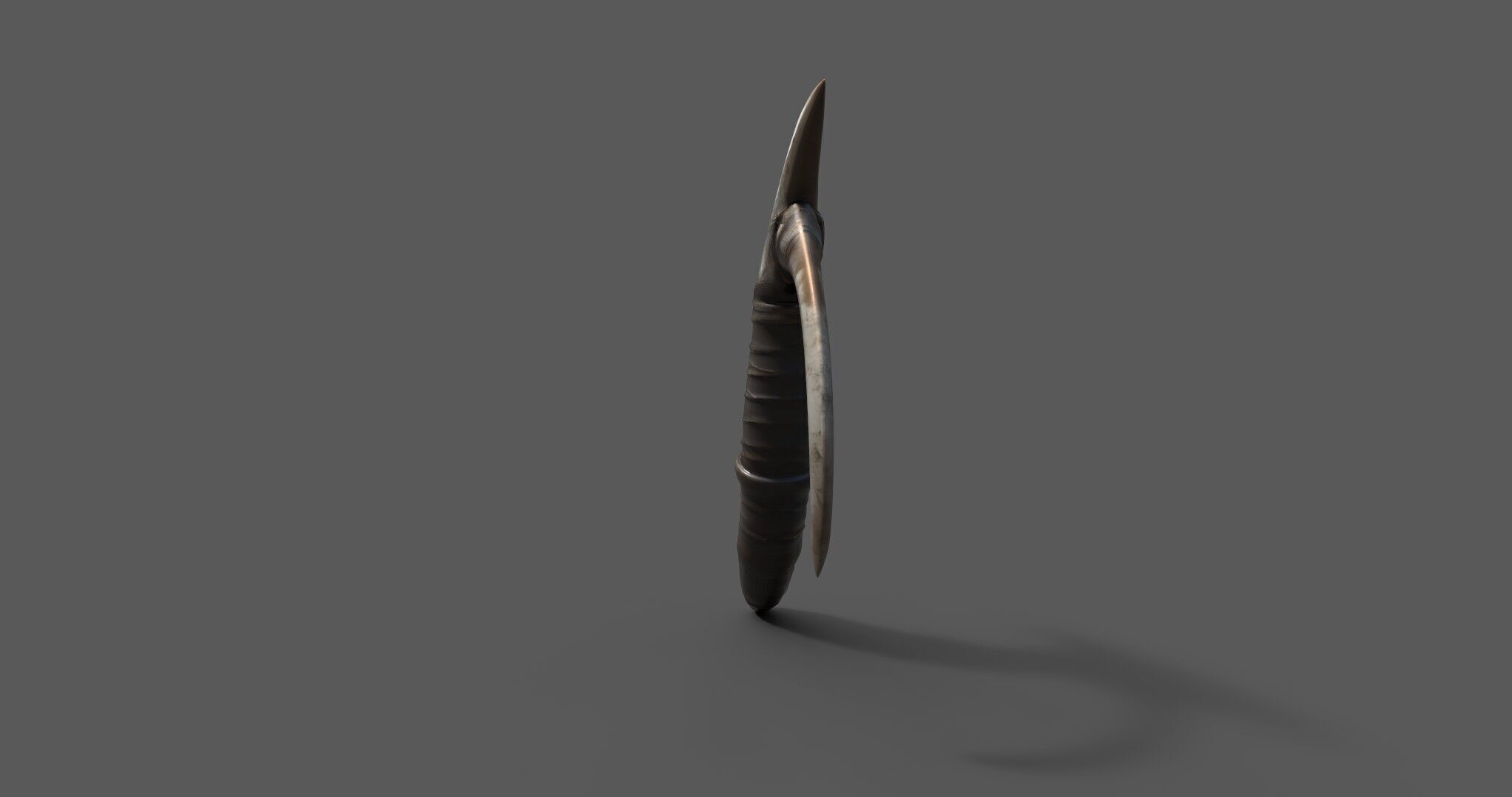 Stylized Bone Hook Game Ready 3D Asset Low-poly 3D model_29