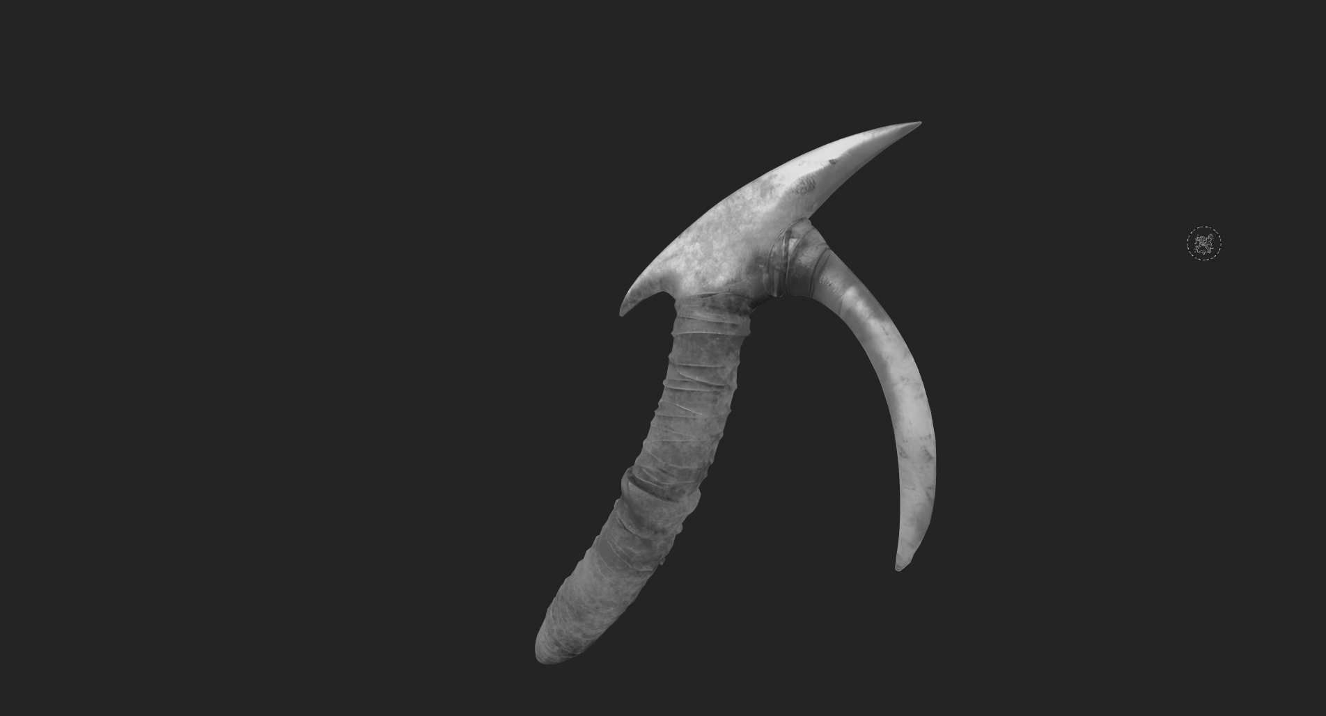 Stylized Bone Hook Game Ready 3D Asset Low-poly 3D model_26