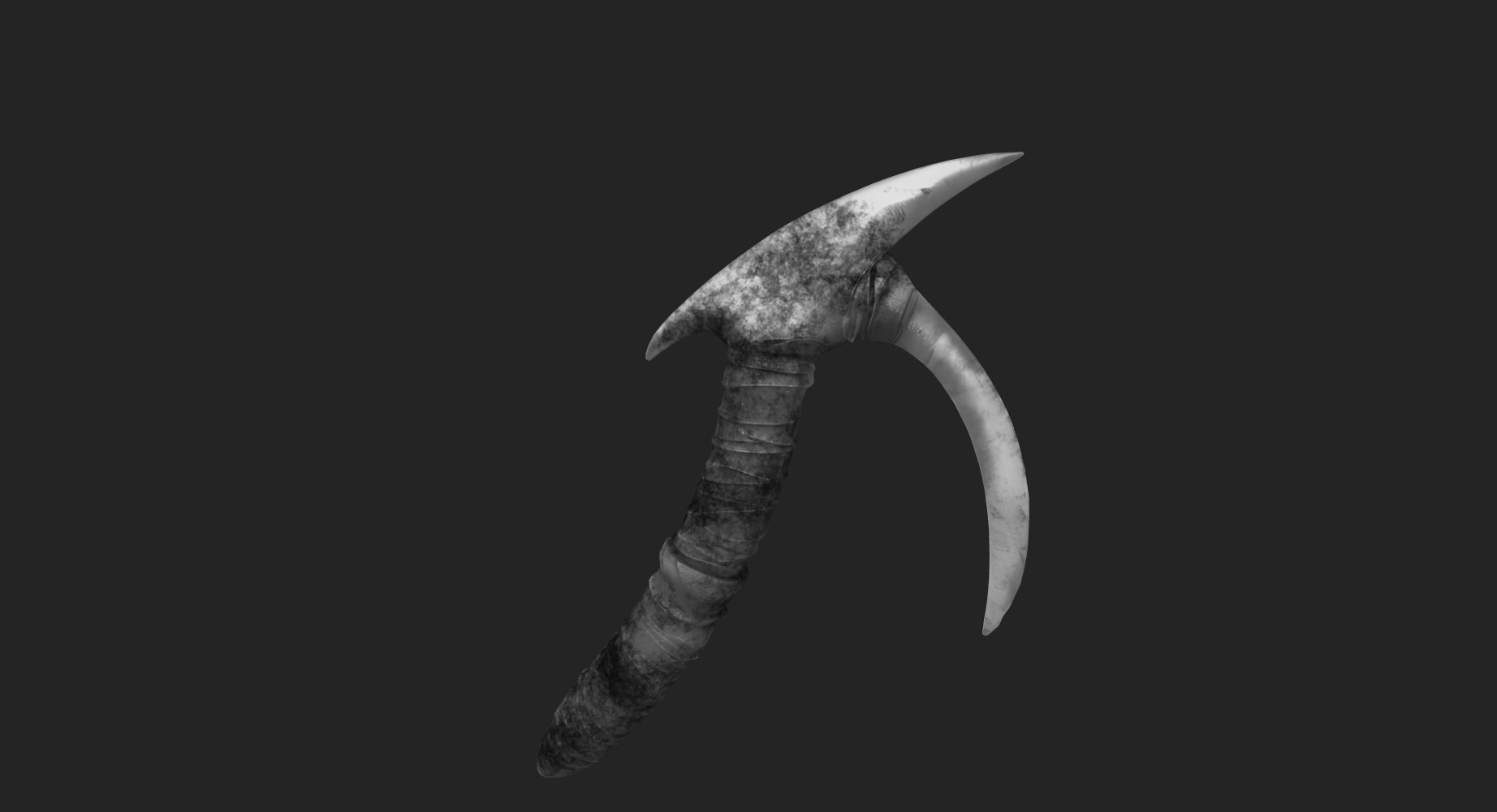 Stylized Bone Hook Game Ready 3D Asset Low-poly 3D model_17