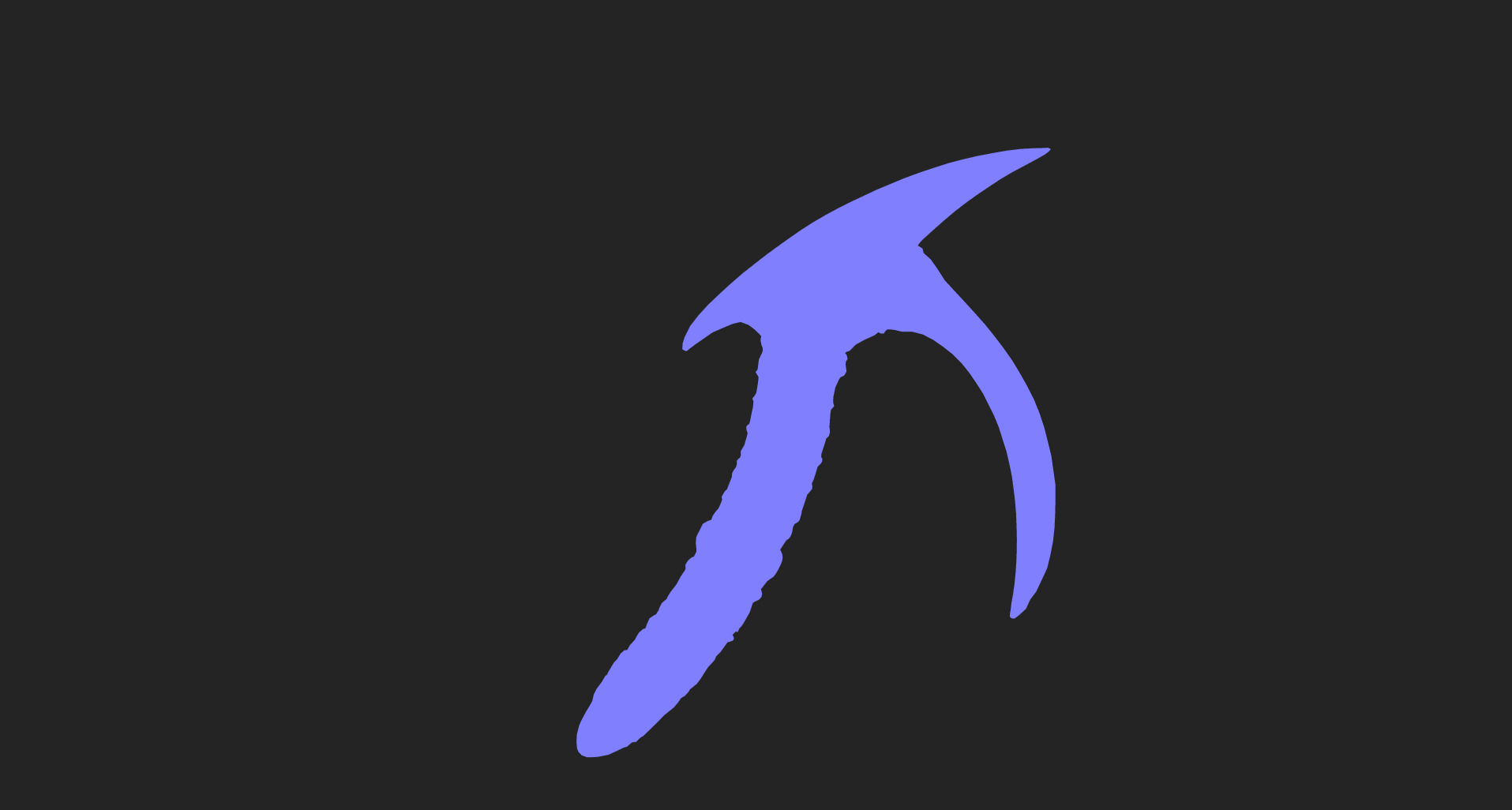 Stylized Bone Hook Game Ready 3D Asset Low-poly 3D model_20