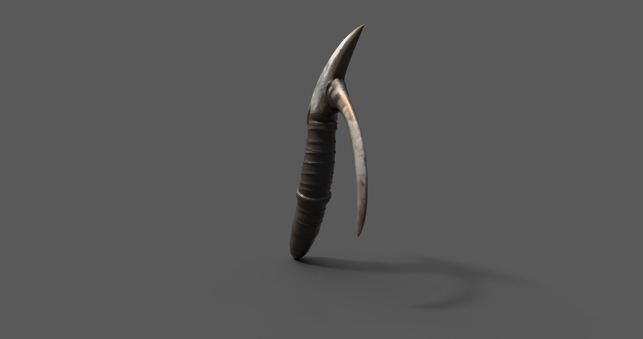 Stylized Bone Hook Game Ready 3D Asset Low-poly 3D model_22