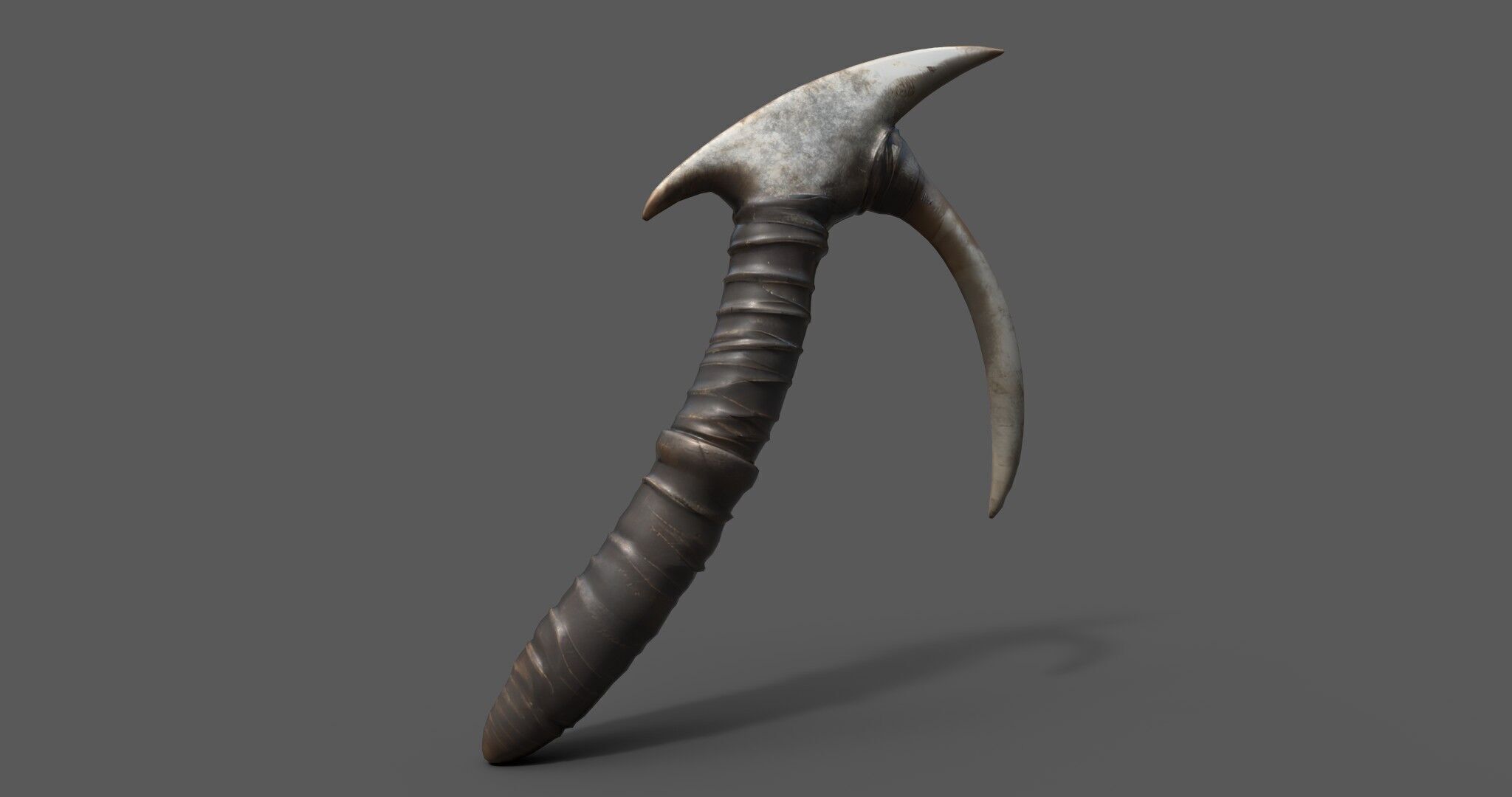 Stylized Bone Hook Game Ready 3D Asset Low-poly 3D model_8