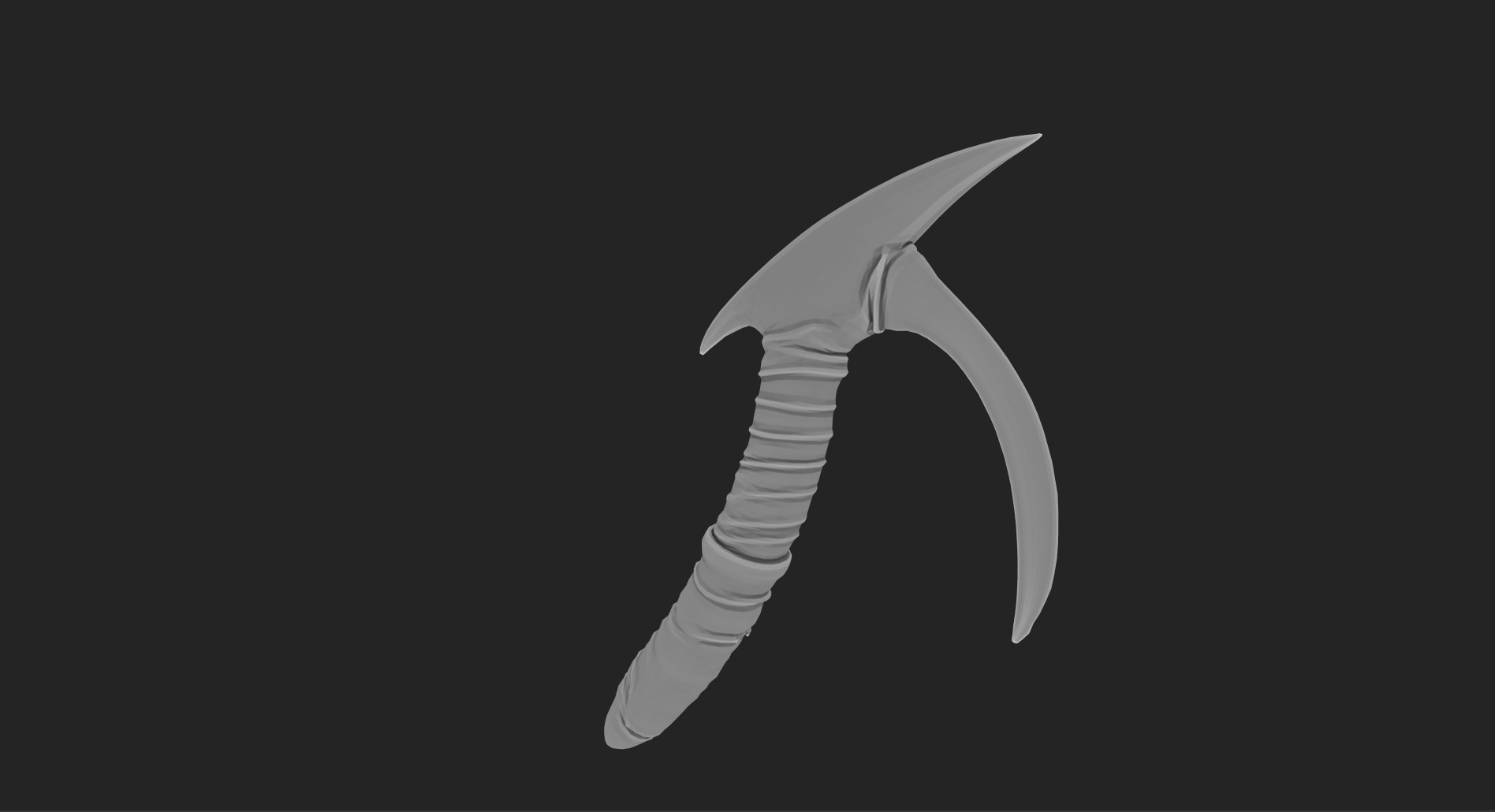 Stylized Bone Hook Game Ready 3D Asset Low-poly 3D model_25