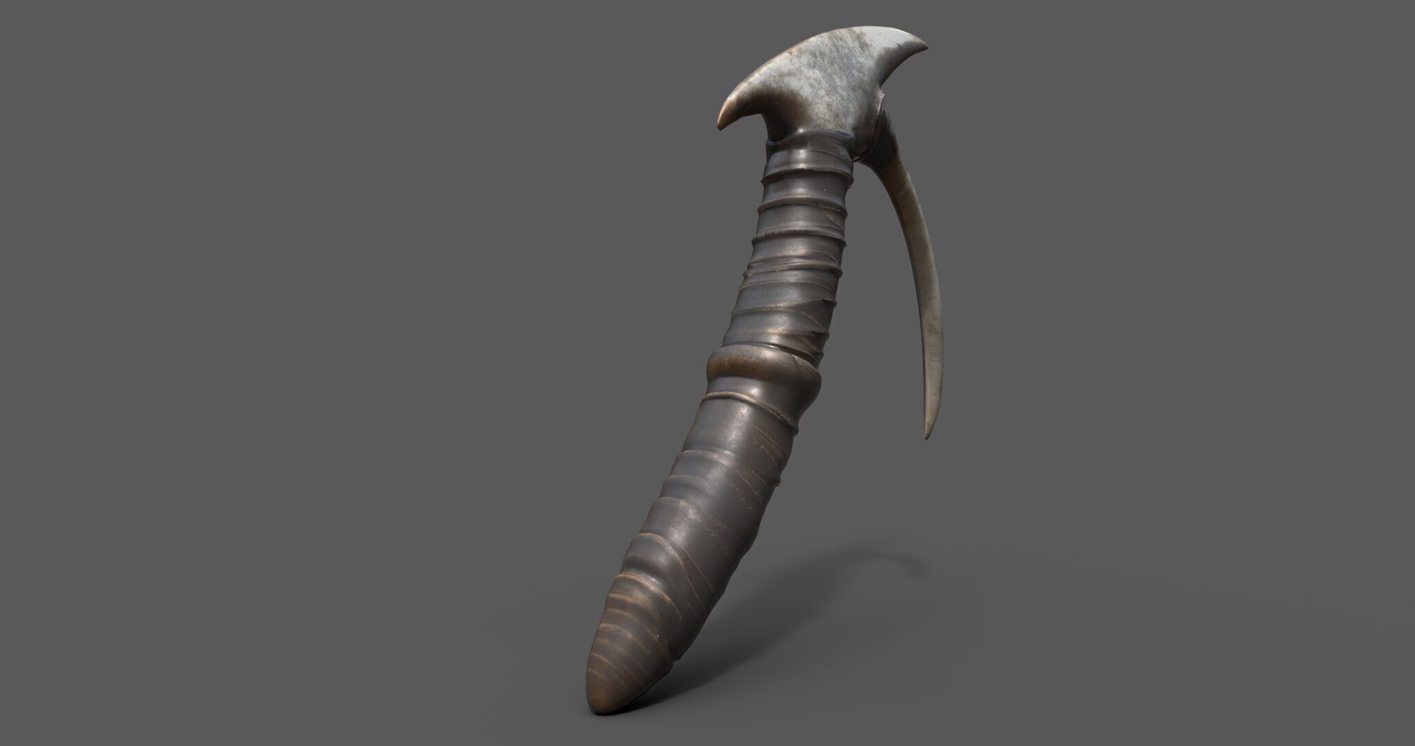 Stylized Bone Hook Game Ready 3D Asset Low-poly 3D model_7