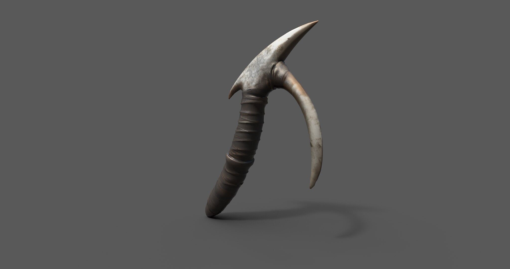 Stylized Bone Hook Game Ready 3D Asset Low-poly 3D model_11