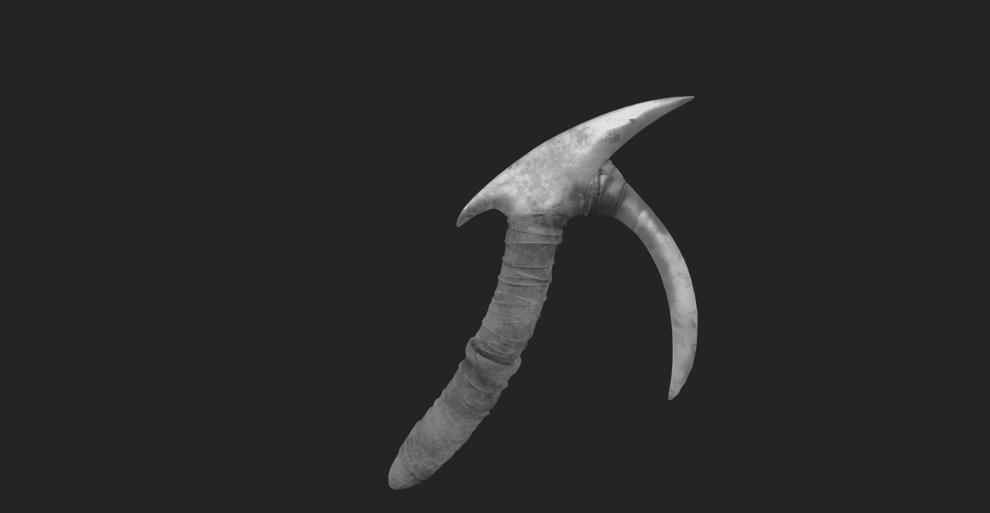 Stylized Bone Hook Game Ready 3D Asset Low-poly 3D model_18