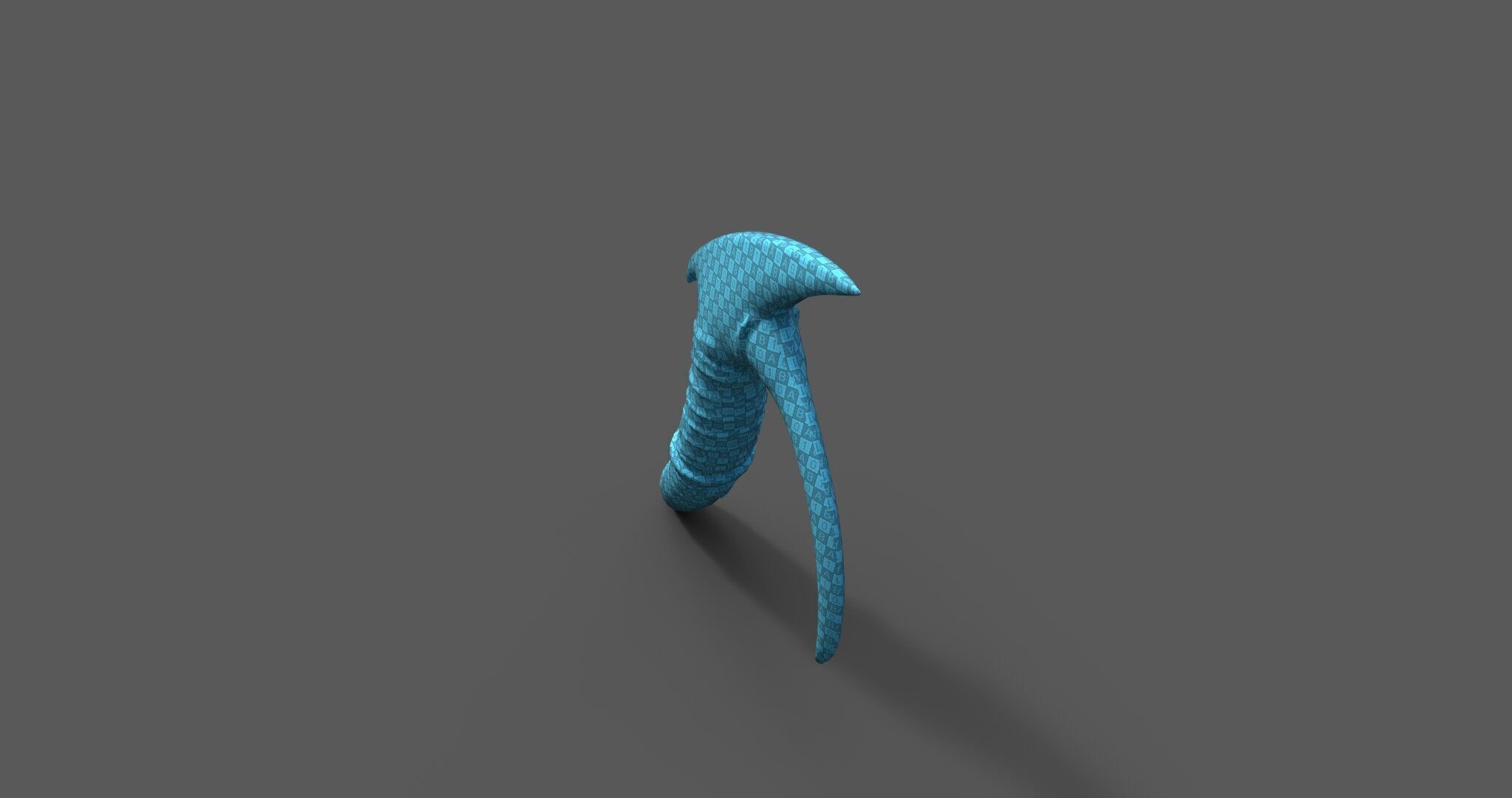 Stylized Bone Hook Game Ready 3D Asset Low-poly 3D model_28