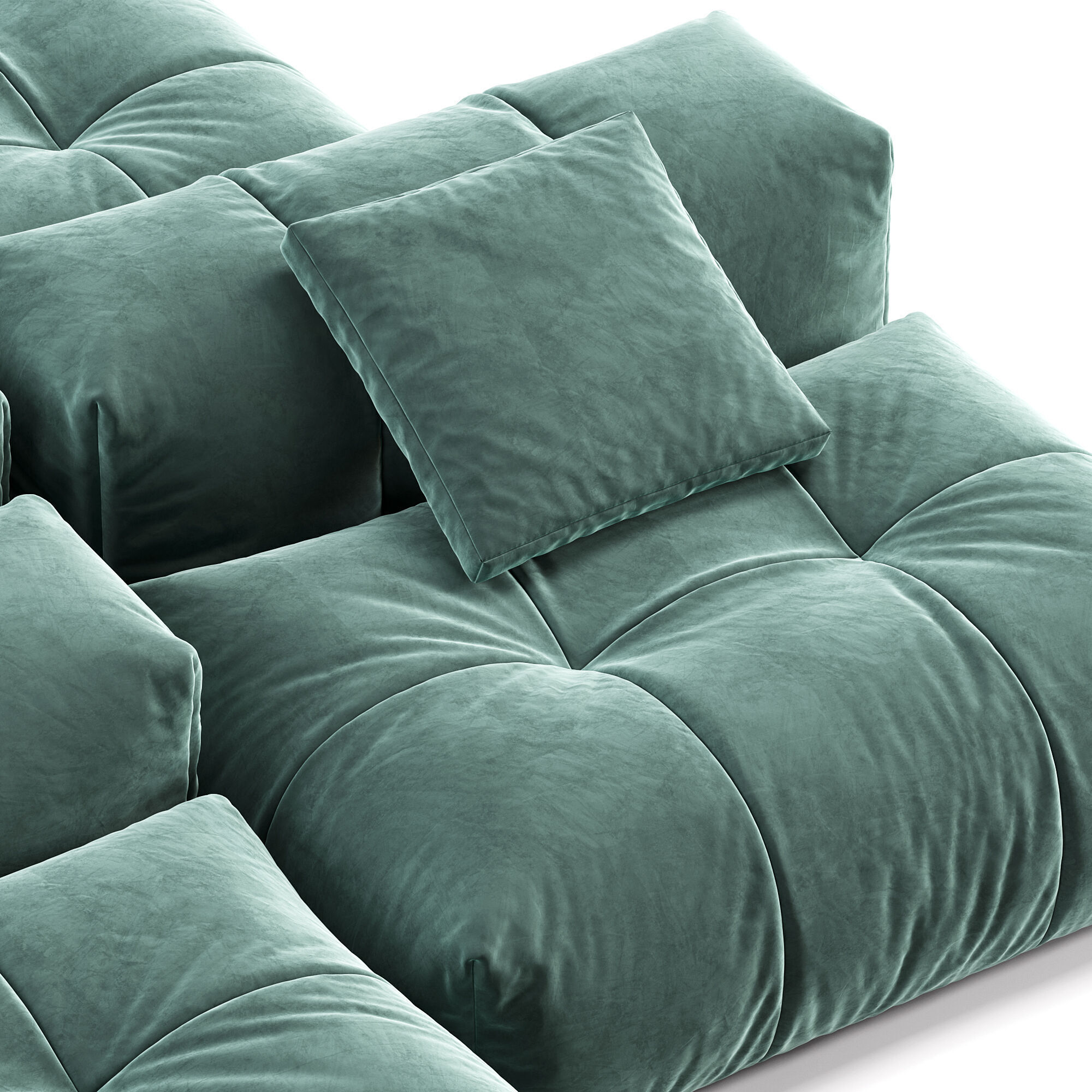 Pixel Modular Sofa 3D model_3