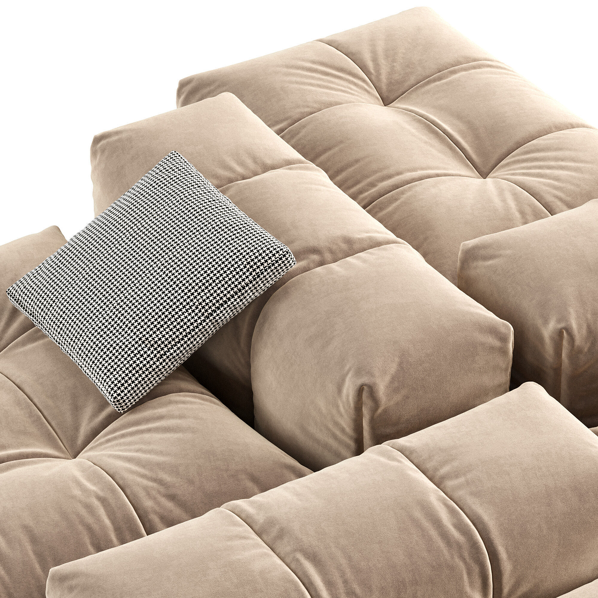 Pixel Modular Sofa 3D model_4