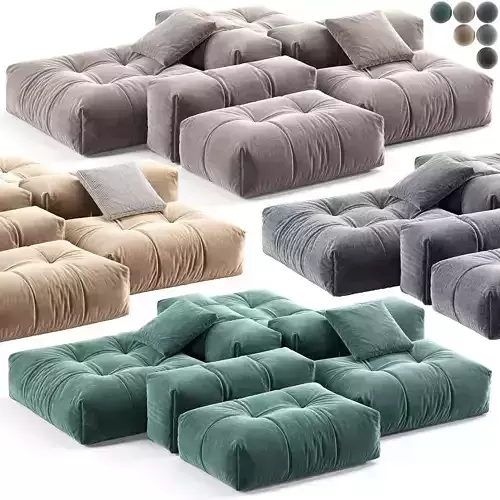 Pixel Modular Sofa 3D model