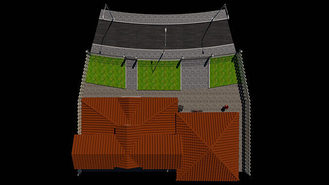 Modern full house 3D model 5