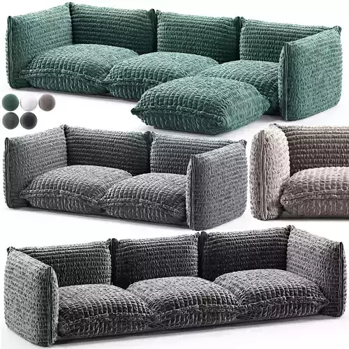 Sofa Paper Cloud Moroso 3D model