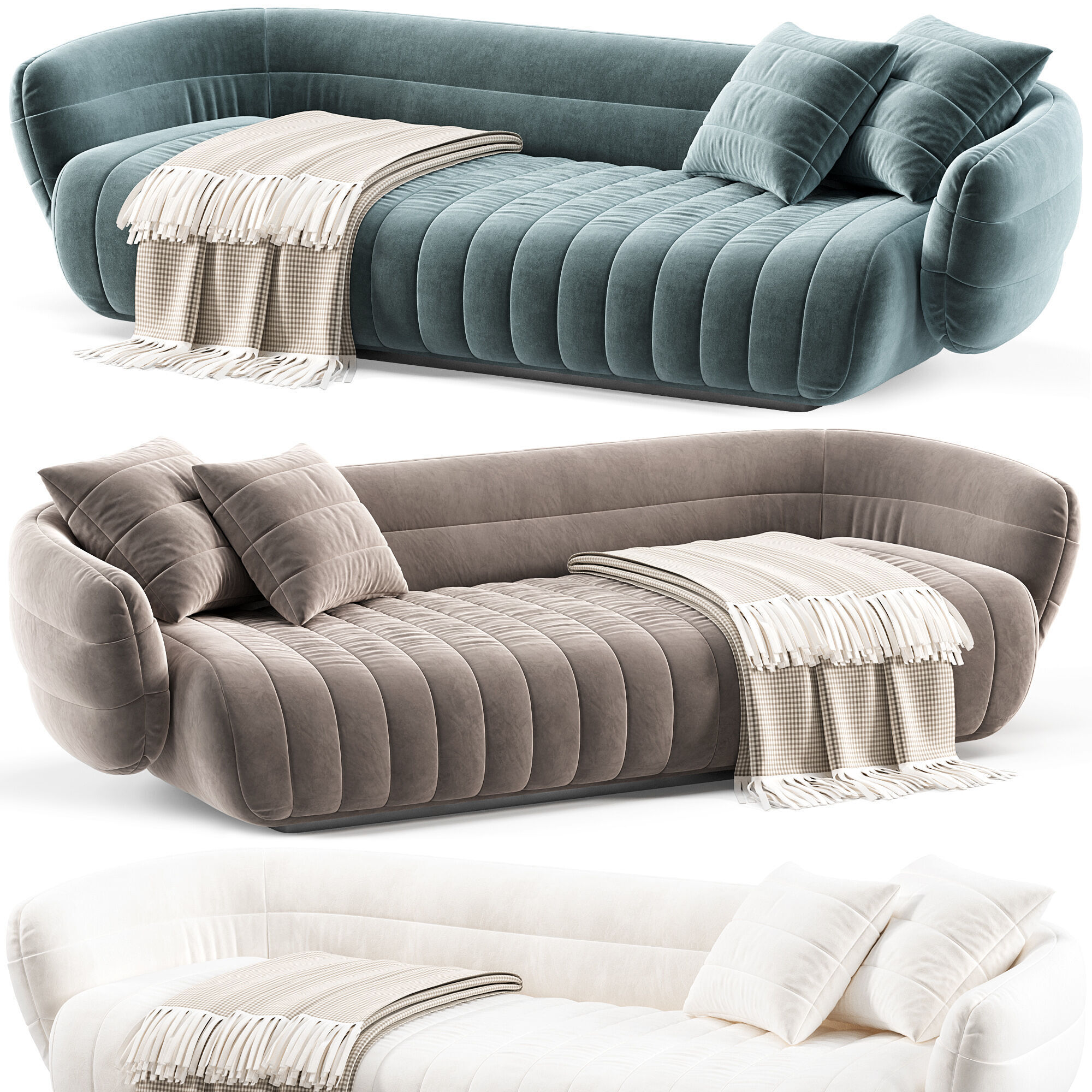 Baxter Sofa Tactile 3D model_1