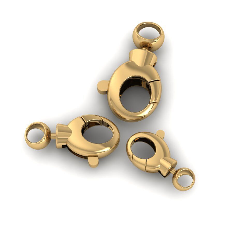 lobster clasp 3D print model_5