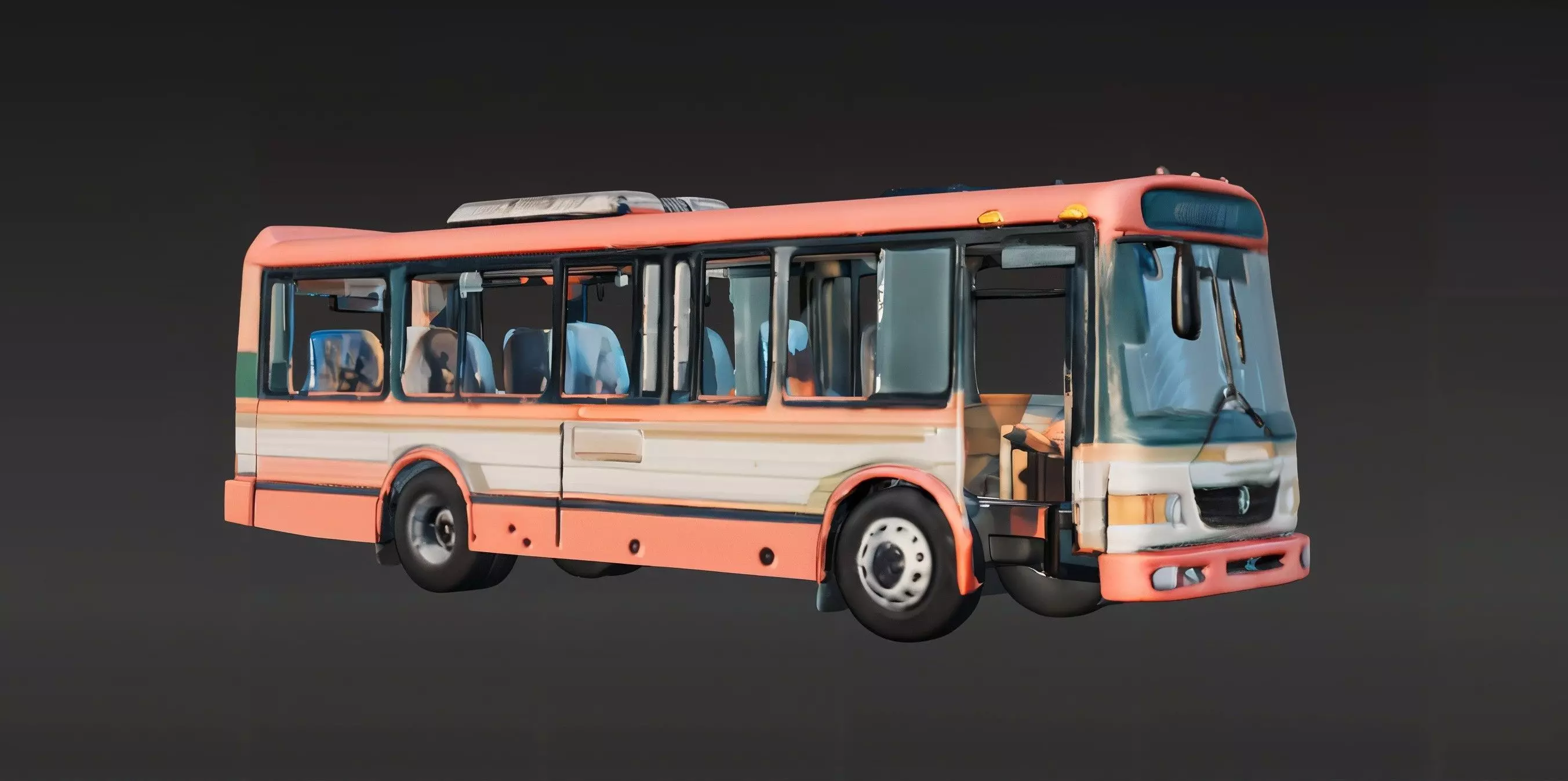 Bus City 3D print model