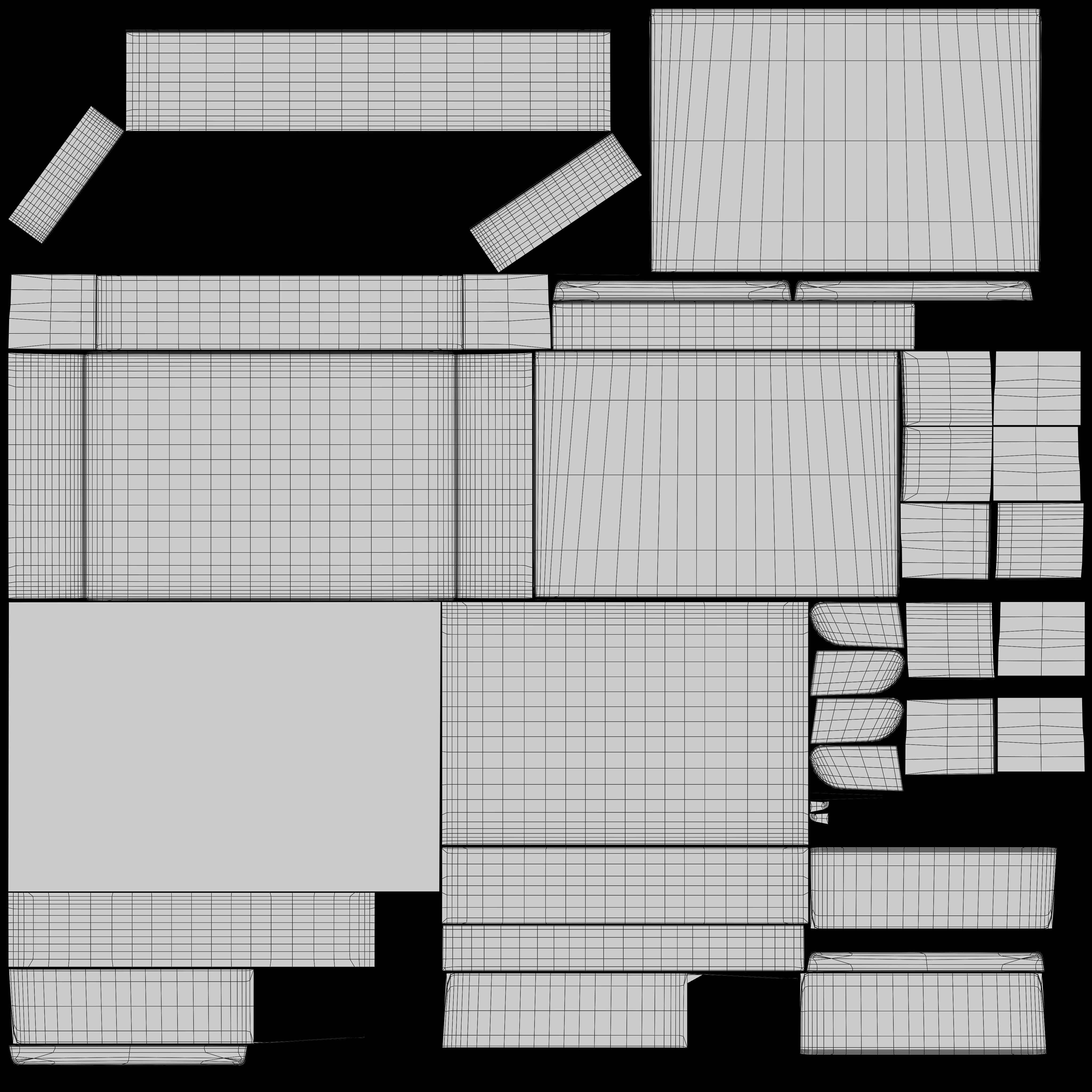Box of Colorful Donuts Stylized 3D model_8