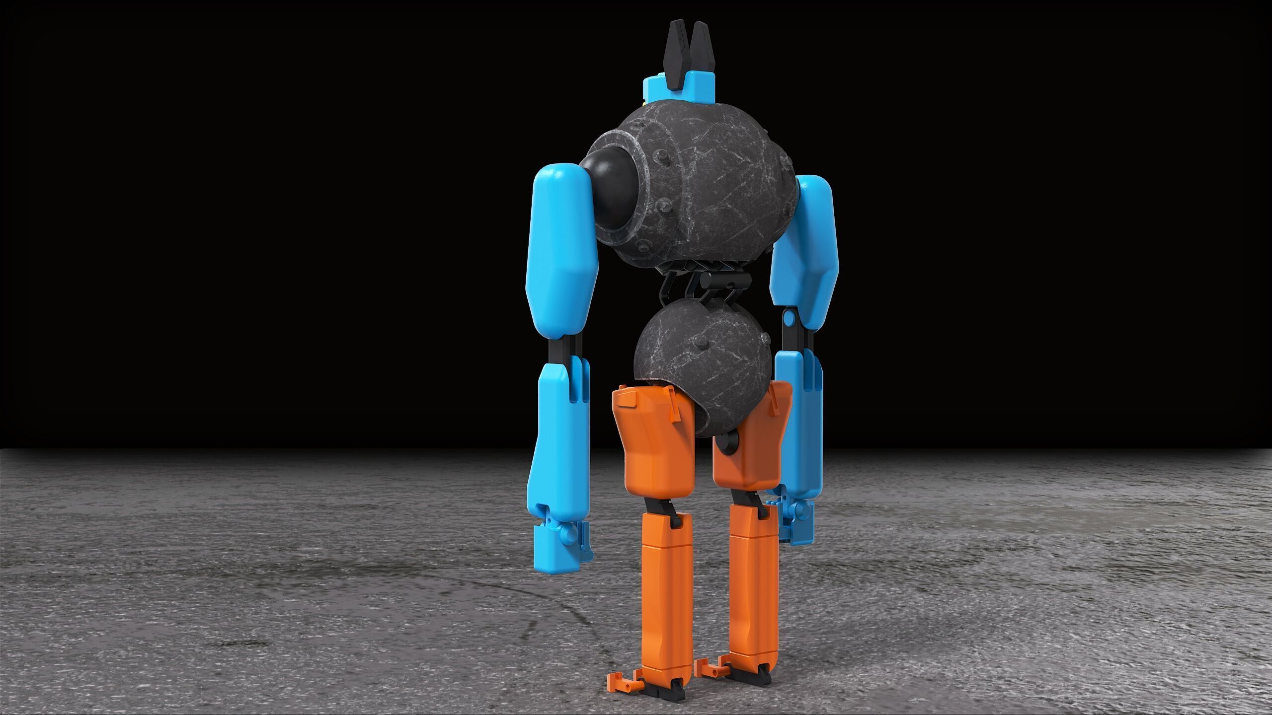 Robotic automat CRb droid 3D model_8