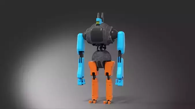 Robotic automat CRb droid 3D model