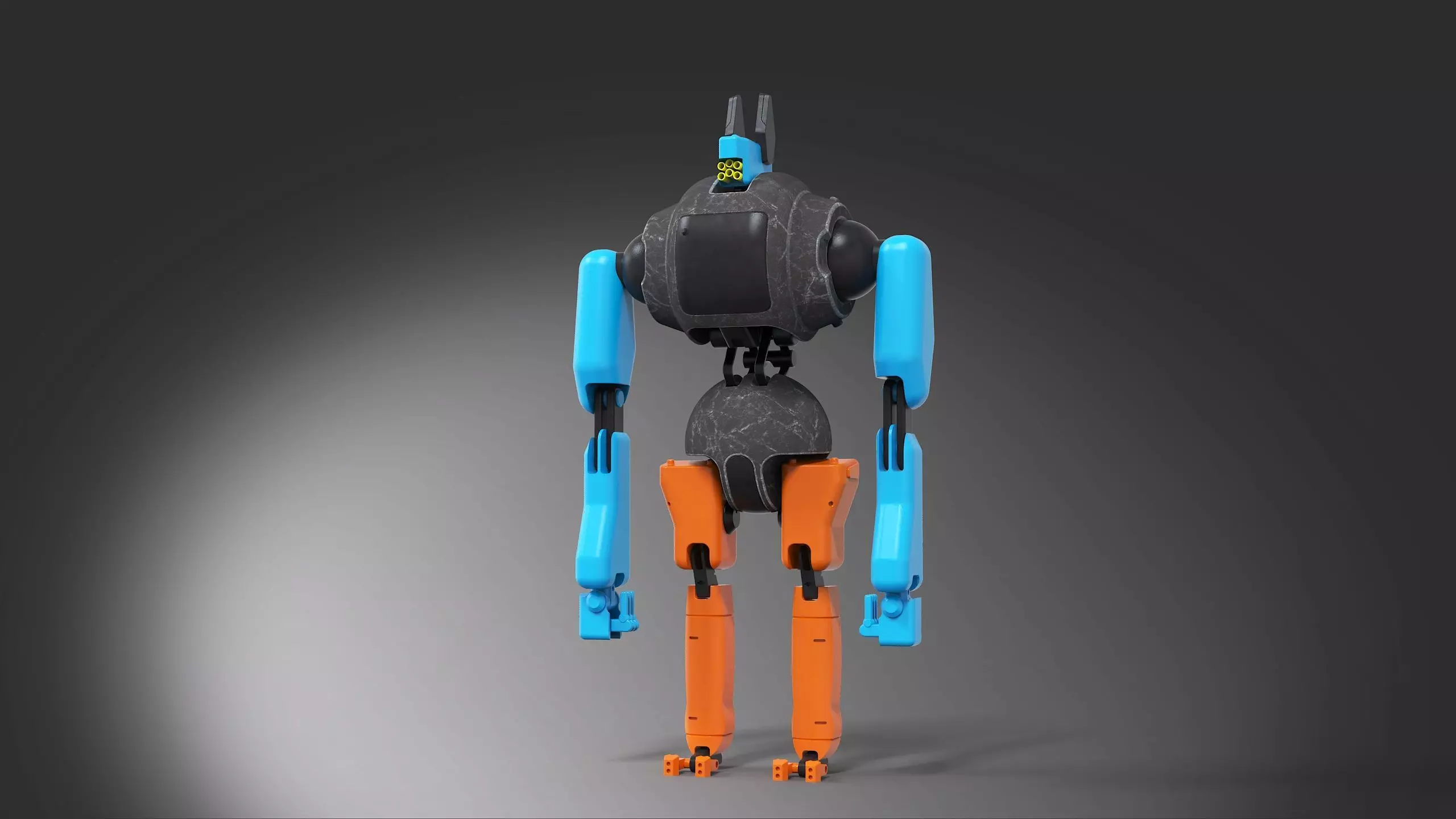 Robotic automat CRb droid 3D model_0