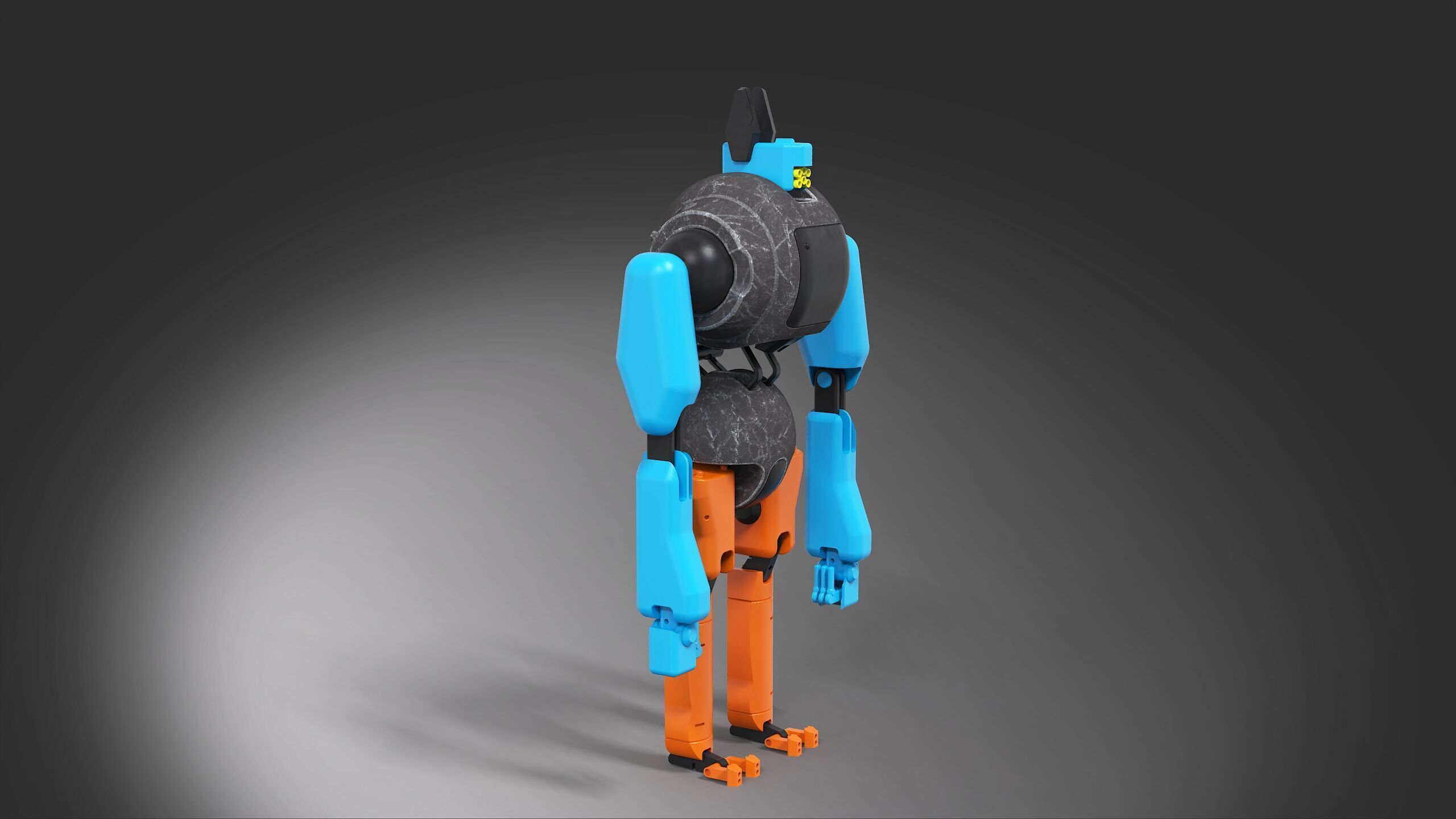 Robotic automat CRb droid 3D model_3